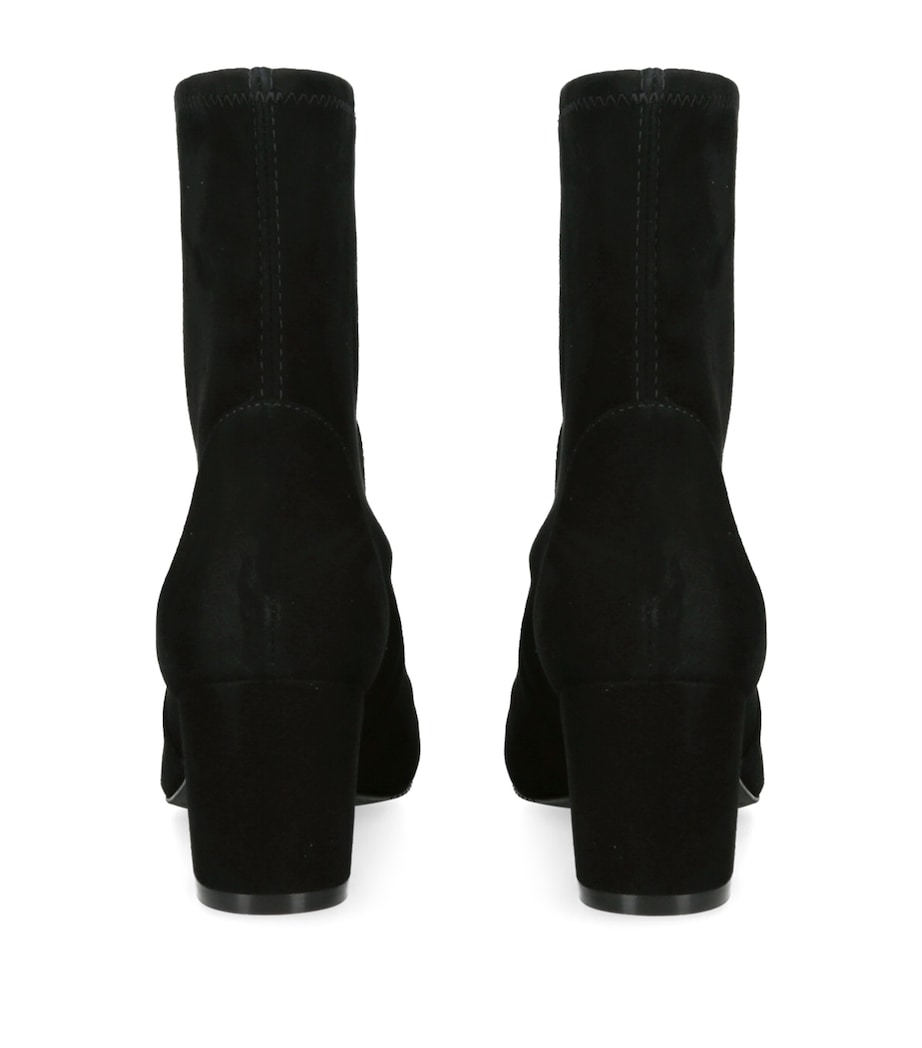 Suede Yuliana Ankle Boots 60 BLACK Image 2