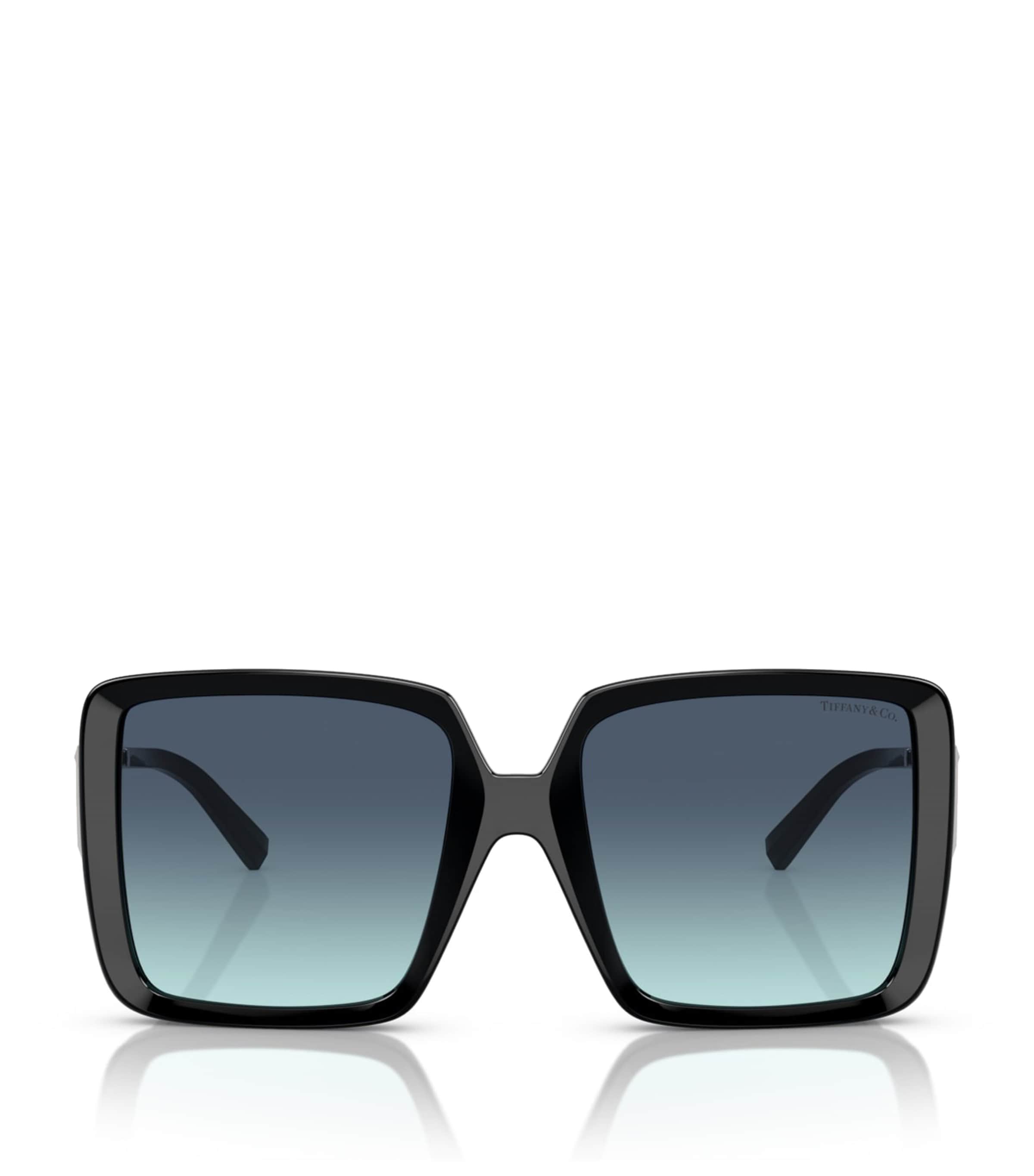 Tiffany & Co Tiffany Black Injected Sunglasses In Black