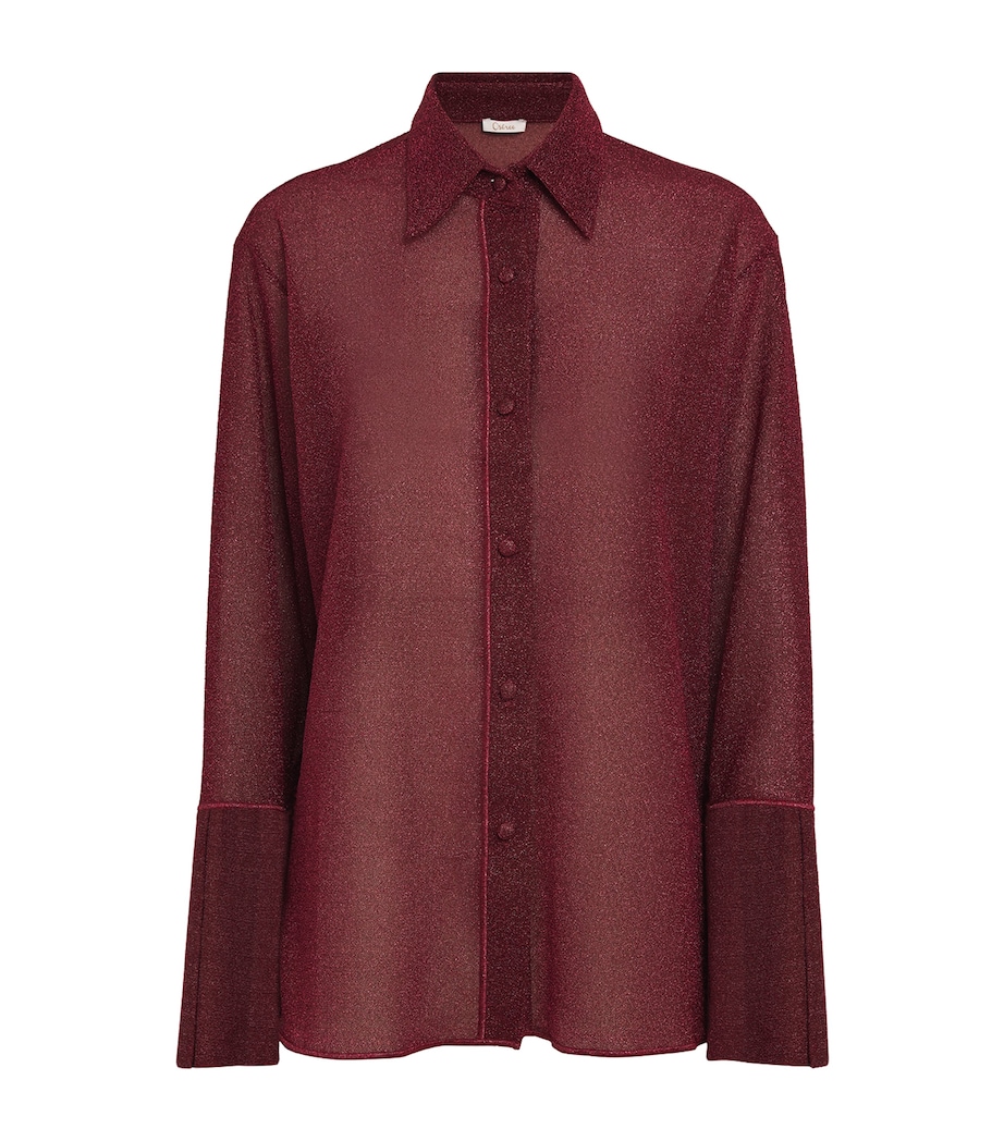 Glazed Lumière Shirt BURGUNDY Image 1