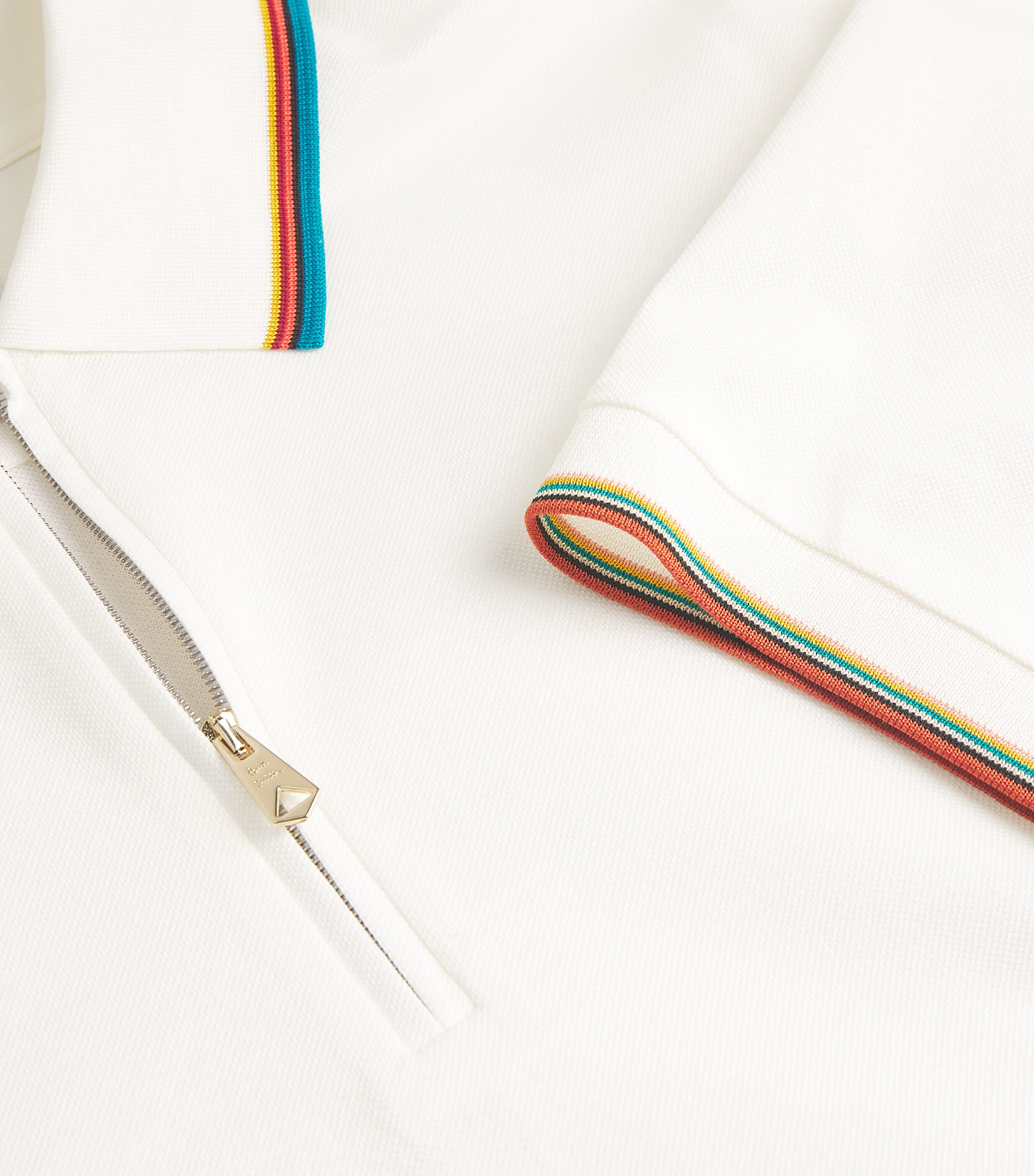 Paul Smith Mens Cotton Signature Stripe Polo Shirt Image 5