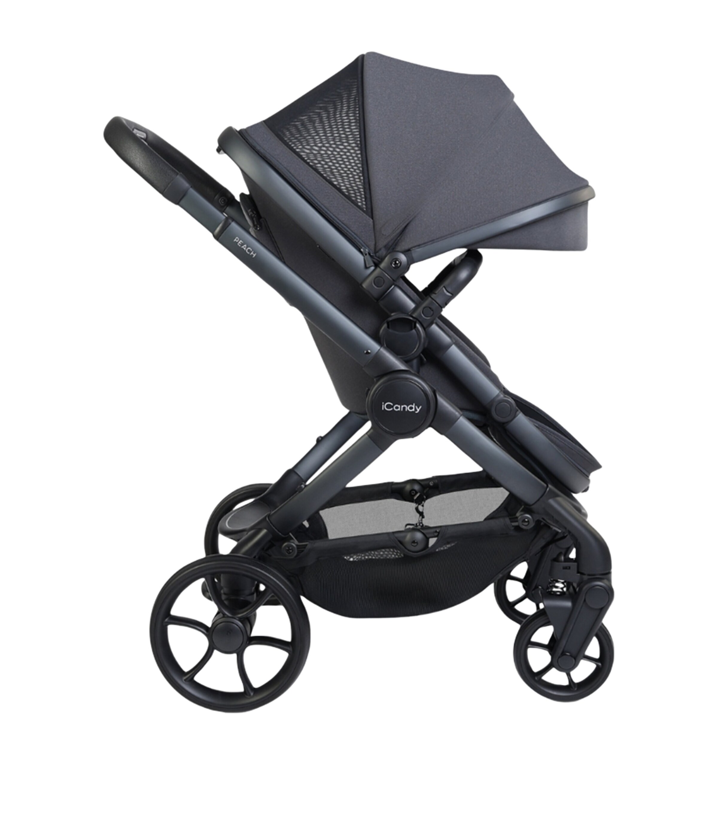 iCandy Peach 8 Pushchair and Carrycot Set Grey Image 4