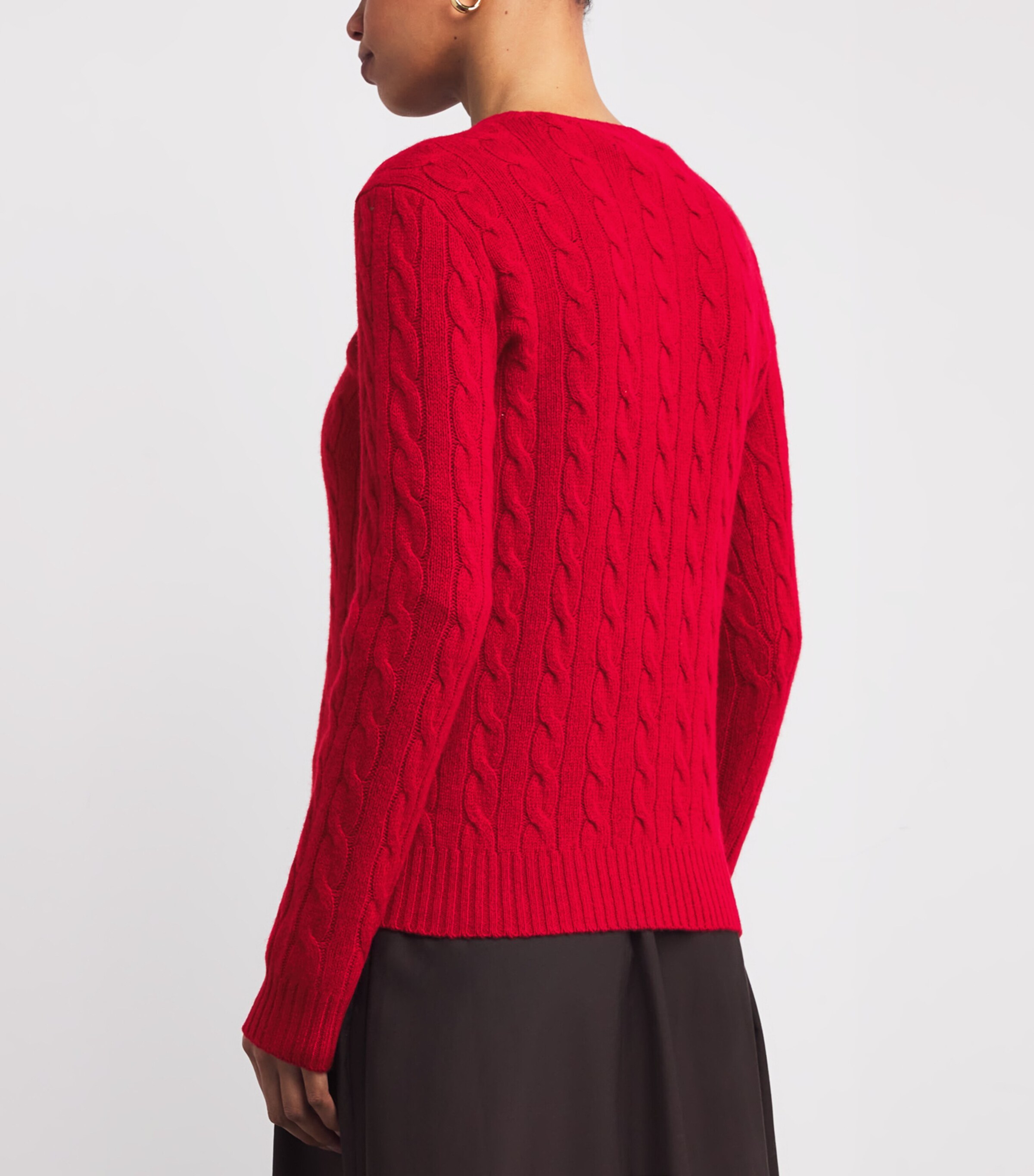 Wool-Cashmere Julianna Sweater FIRESIDE RED Image 4