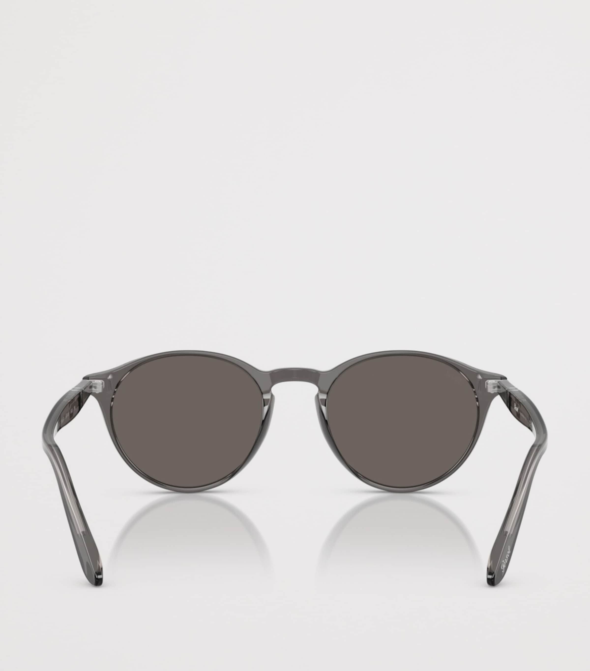 Persol PO3092SM Round Sunglasses Grey Image 4
