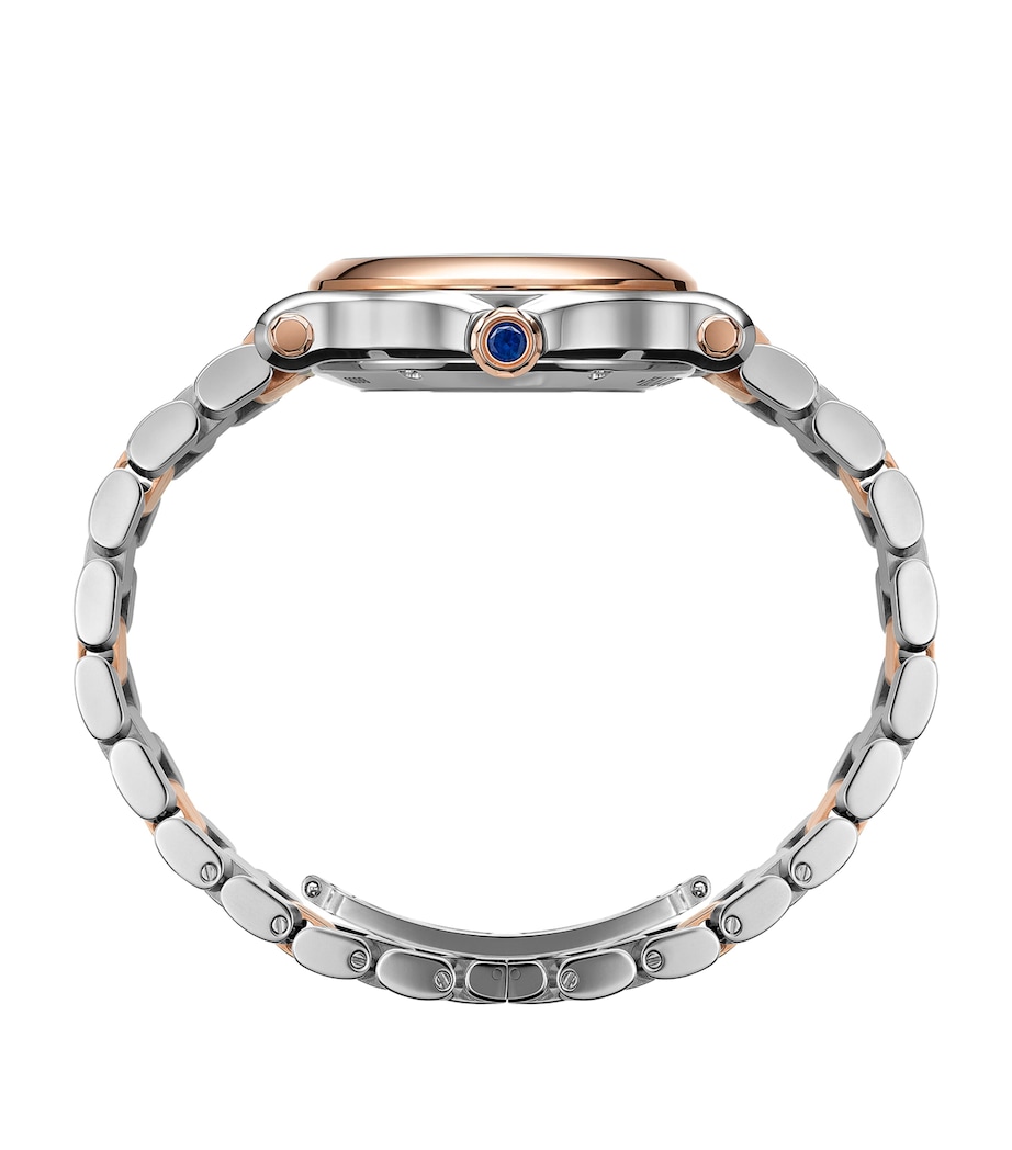 Rose Gold, Stainless Steel and Diamond Happy Sport Automatic Watch 33mm ROSE GOLD/STAINLESS Image 6