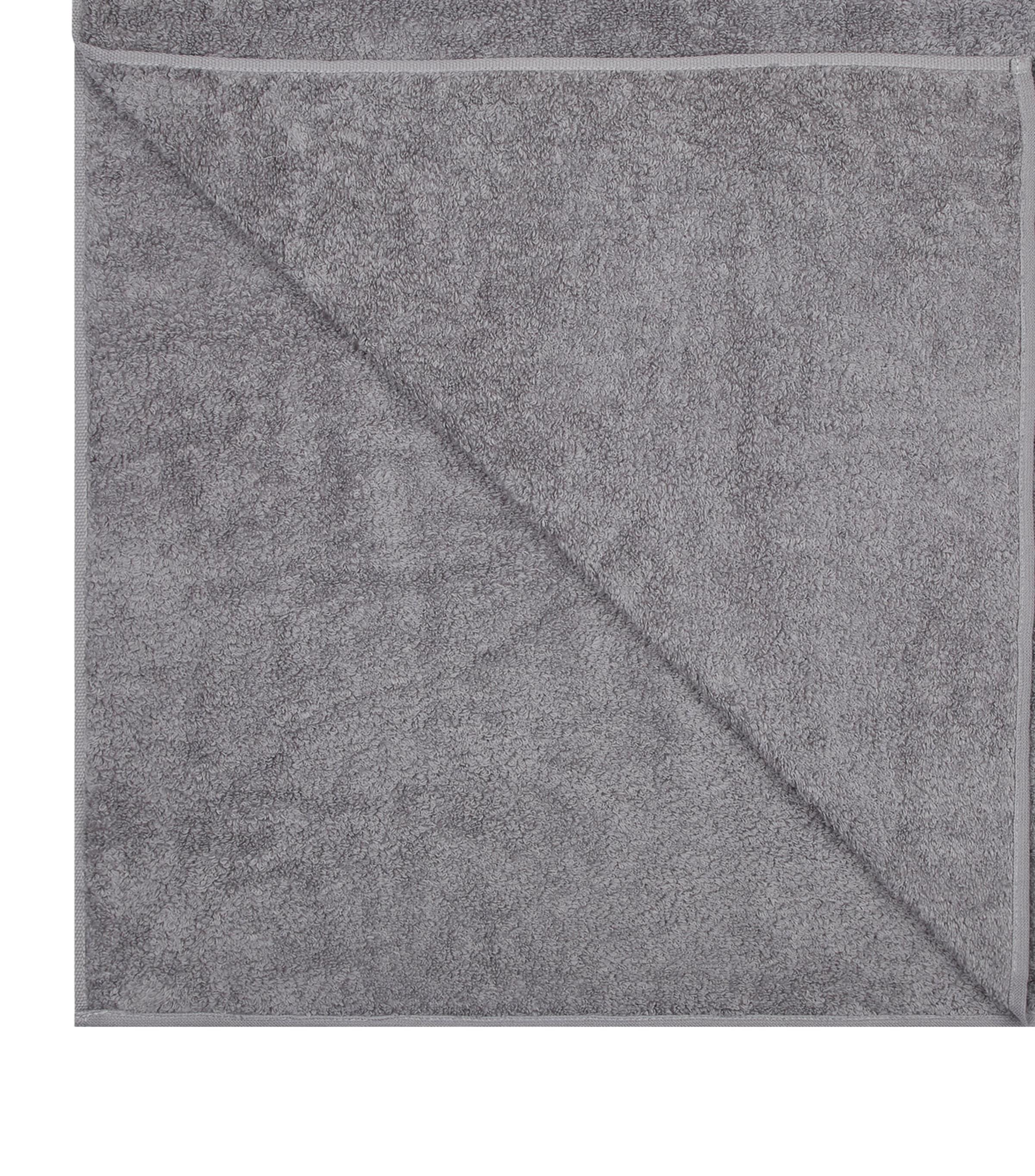 Zero Twist Hand Towel (60cm x 100cm) LT/GREY Image 2