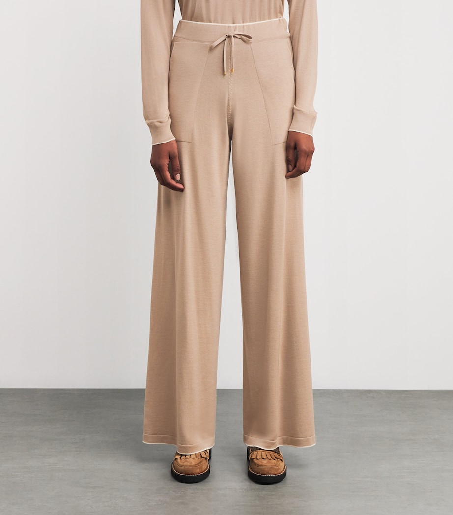 Wool Drawstring Trousers CAMMELLO, SABBIA Image 3