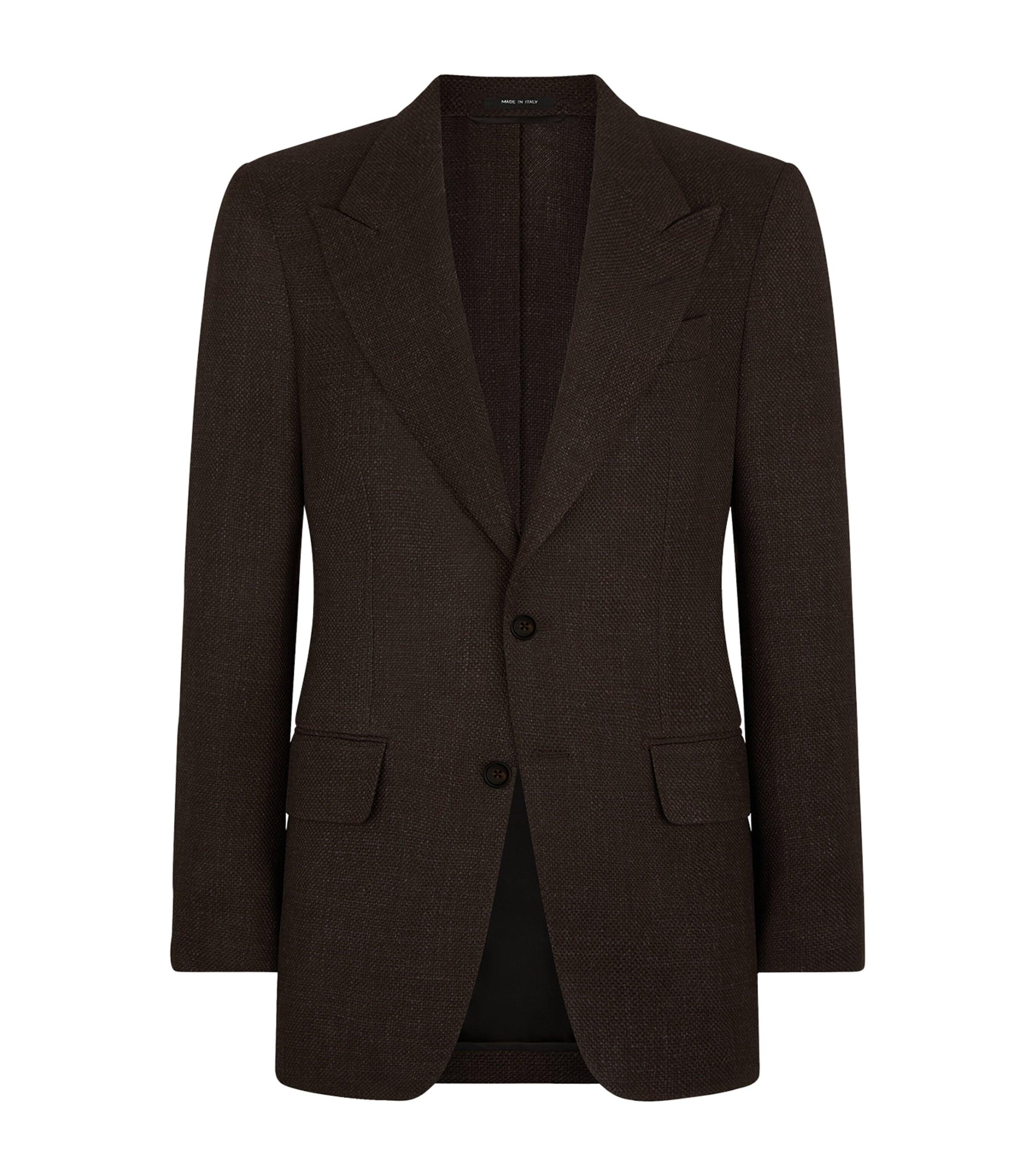 Tom Ford Wool-blend Shelton Blazer In Brown