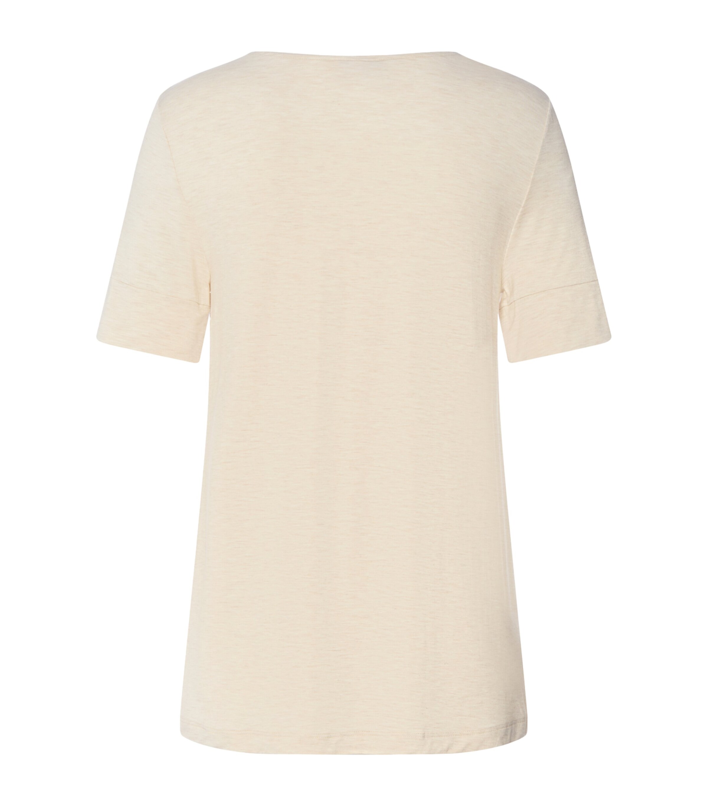Hanro Womens Natural Elegance T-Shirt Summer Sand Melange Image 5