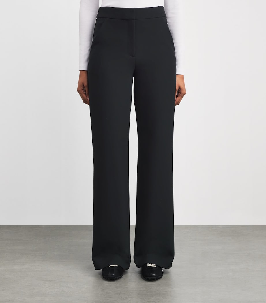 Tonelli Wide-Leg Trousers B0002 BLACK Image 3