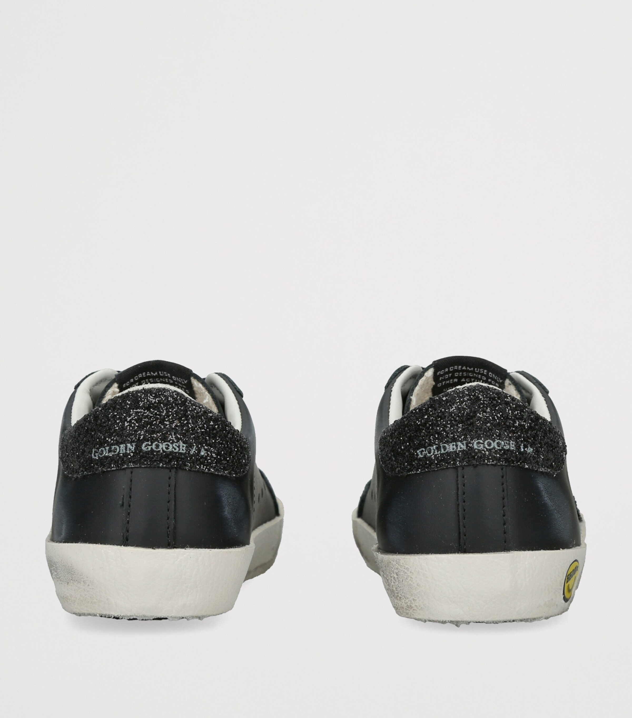 Golden Goose Leather Super-Star Sneakers Black Image 4