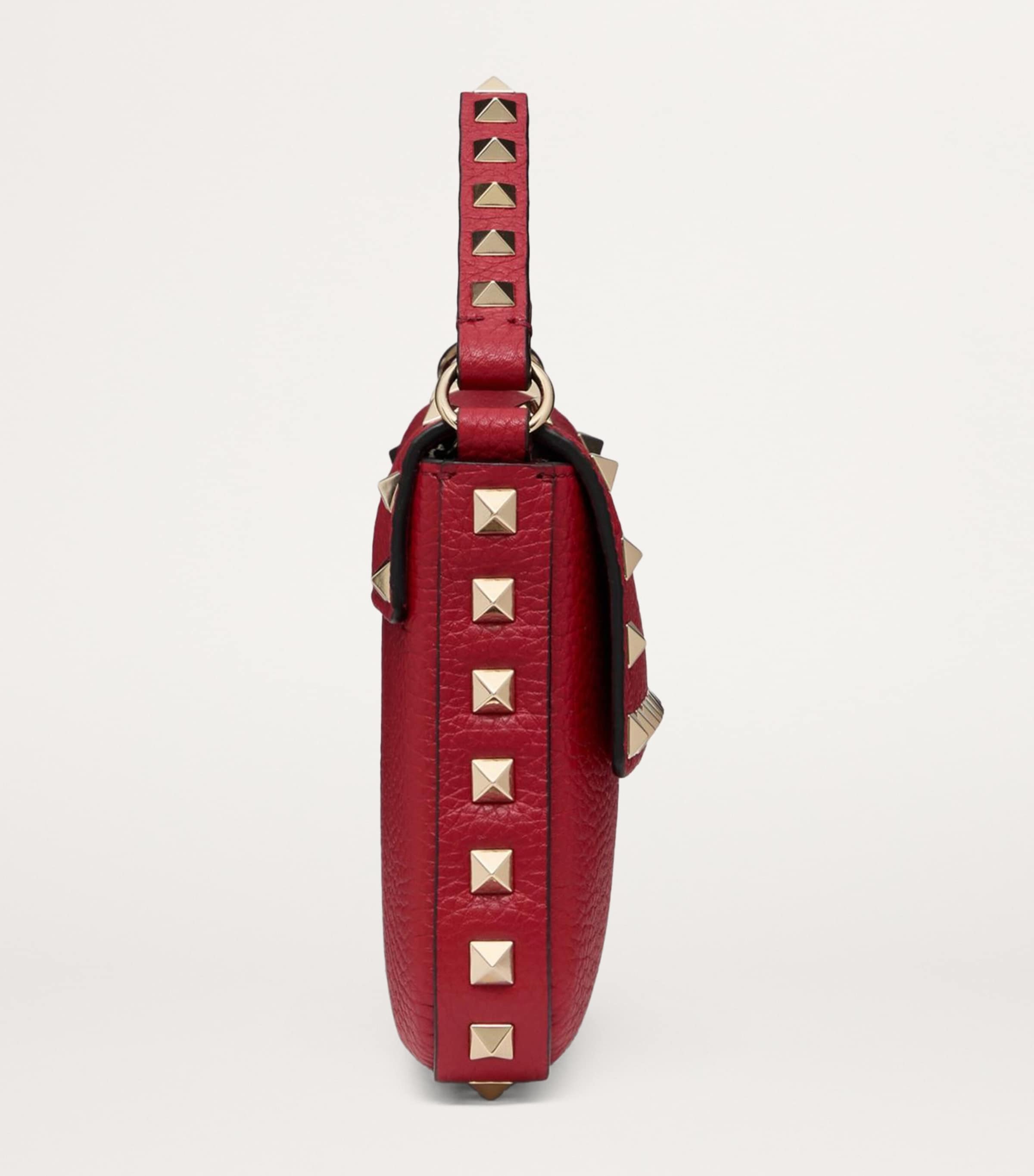 Valentino Garavani Leather Rockstud Mini Bag | Harrods US
