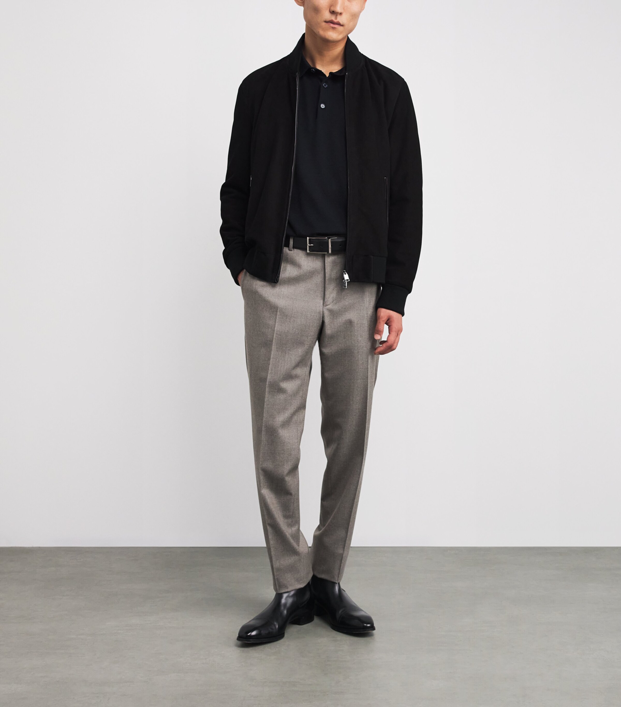 Brioni Mens Leather Belt Image 3