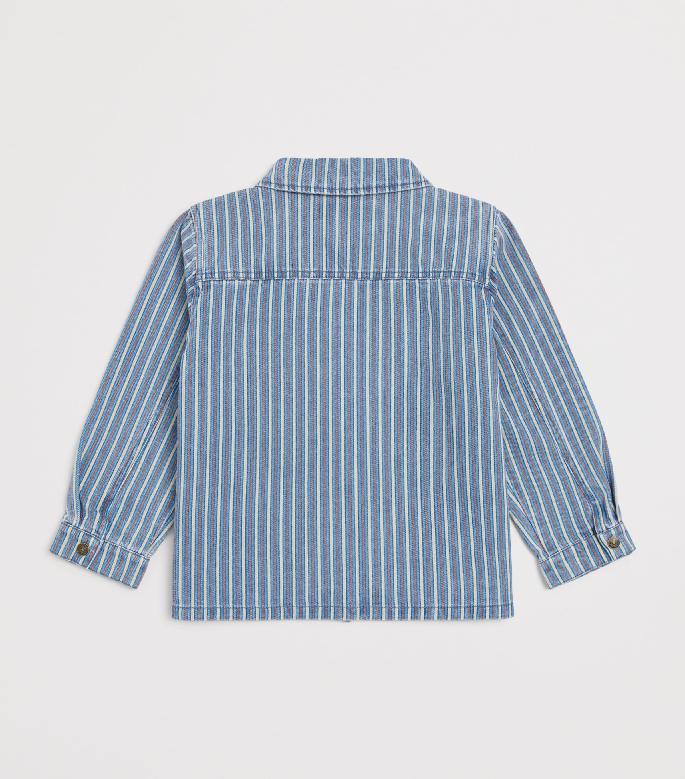 KONGES SLOJD Stripe Magot Denim Shirt (9 Months-10 Years) Bleu Image 2