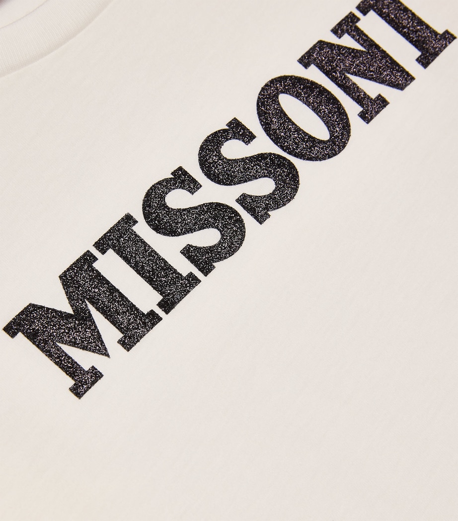 Logo T-Shirt (4-14 Years) 101NEIVORY/BLACK Image 3