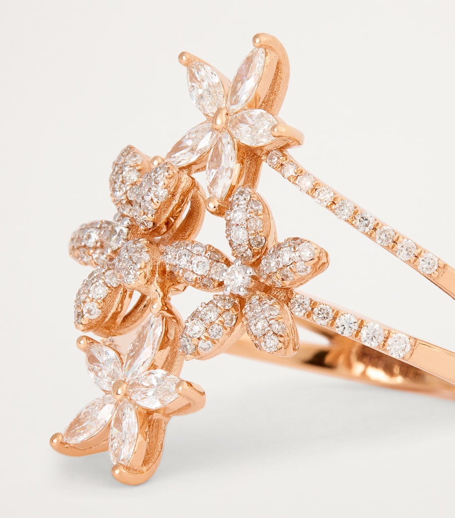 Rose Gold and Diamond Apple Seed Ring (Size 16.5) ROSE GOLD Image 6