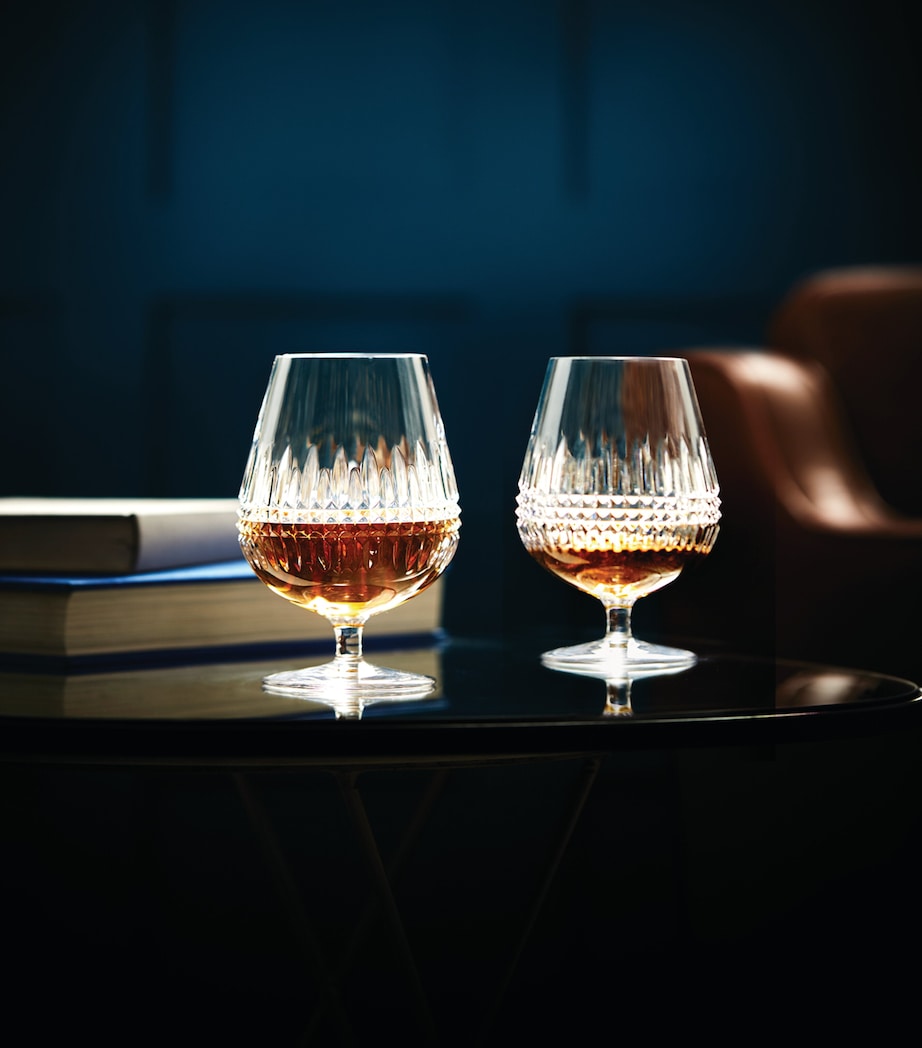 Set of 2 Lismore Diamond Brandy Balloon Glasses (510ml) CLEAR Image 2