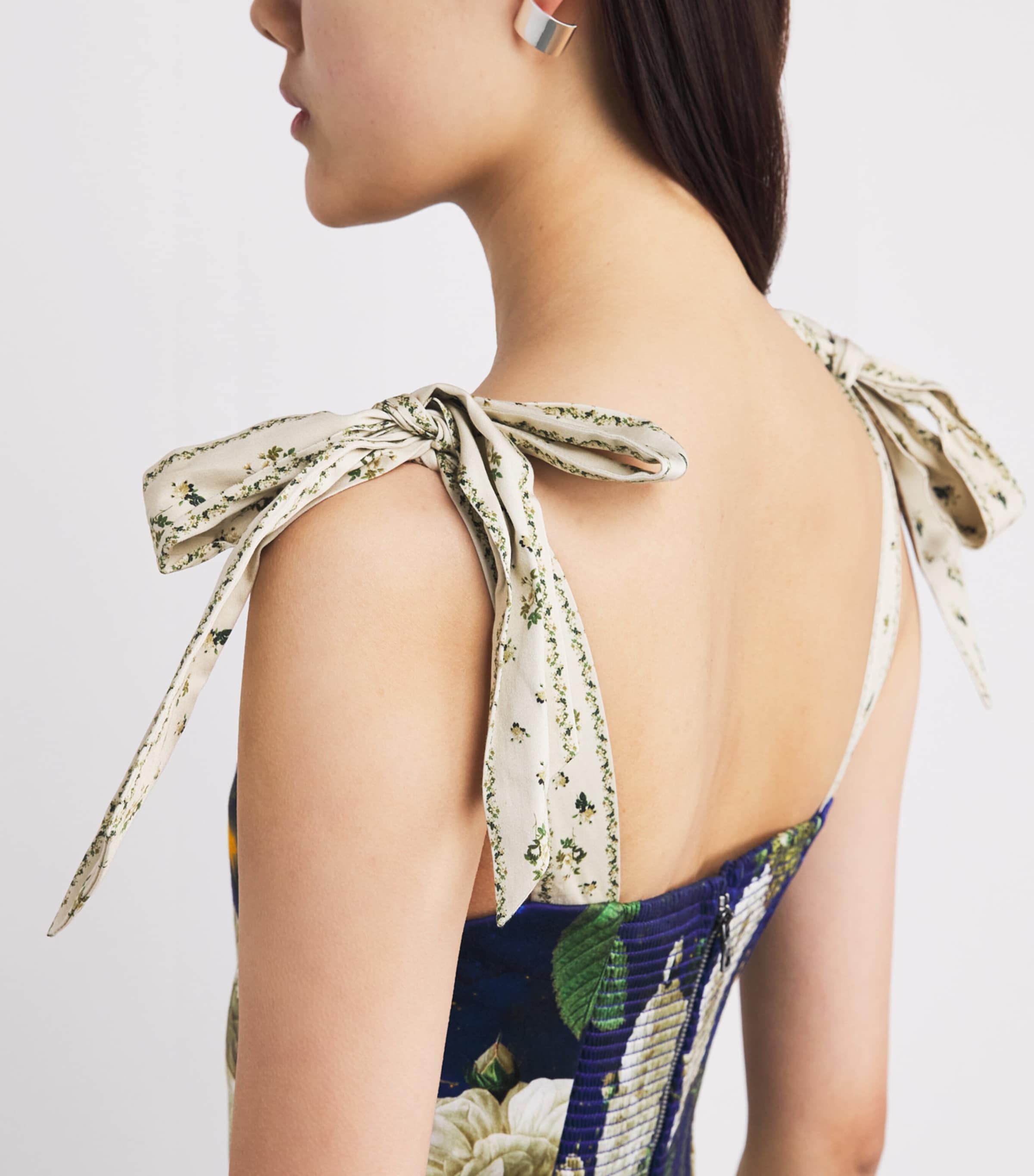 Floral Rosalee Midi Dress E439 TWILIGHT EDEN Image 4