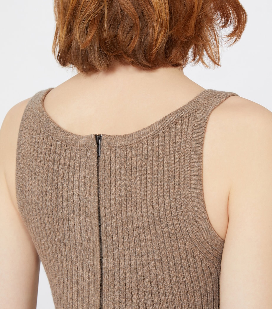 Wool-Blend Tank Top HAZELNUT BROWN Image 5