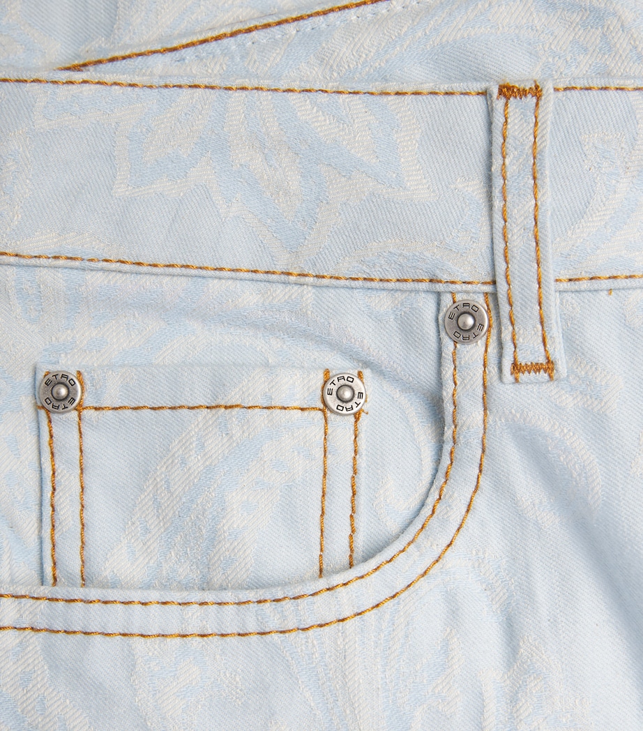 Paisley Flared Jeans S9880 Image 5