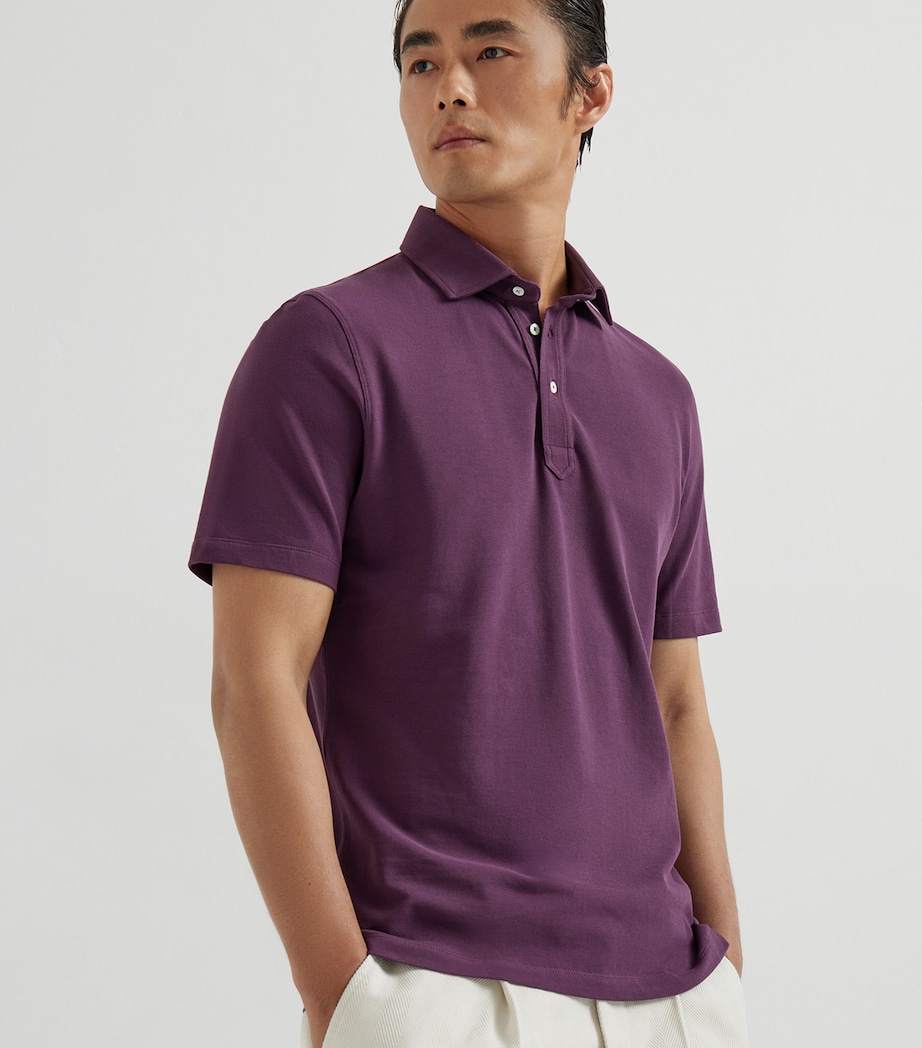 Cotton Piqué Polo Shirt C3988 Image 2
