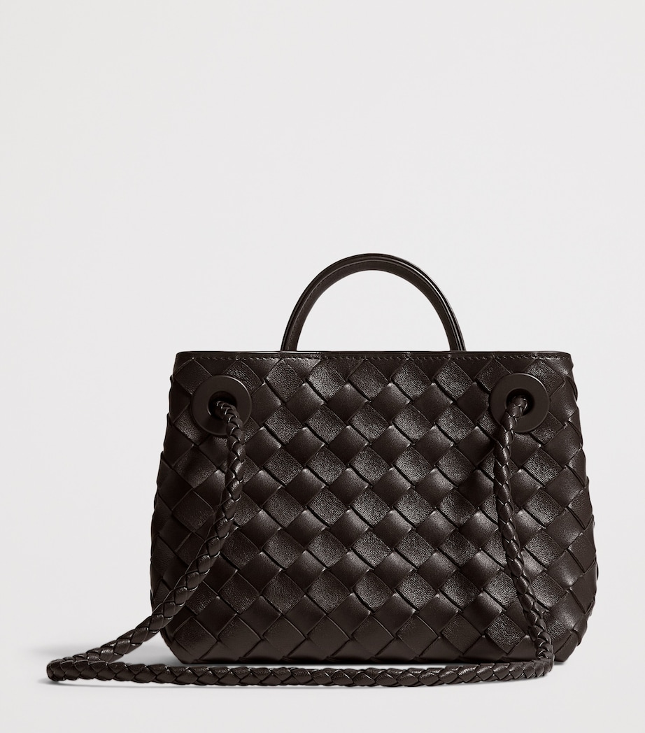 Bottega Veneta Womens Mini Leather Andiamo Top-Handle Bag Image 4