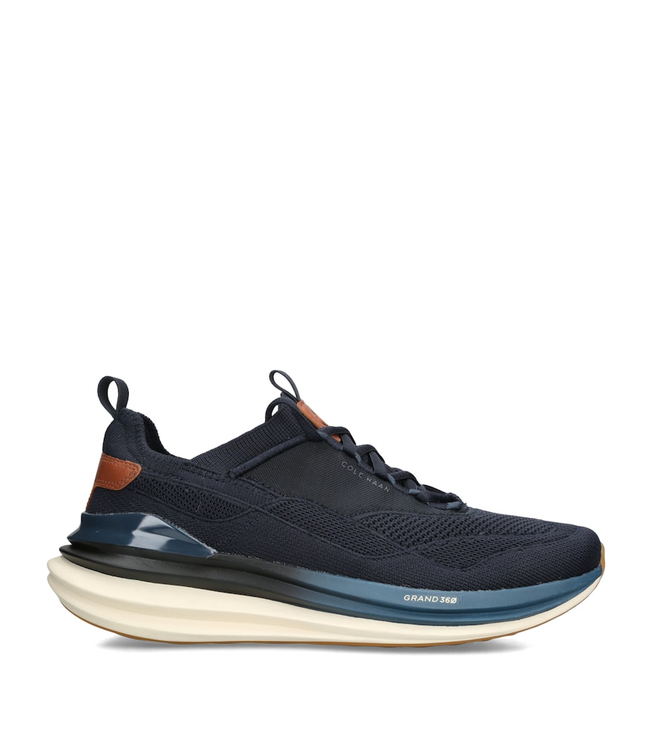 Cole Haan Mens ØriginalGrand Quadstar Stitchlite Running Trainers Navy Image 1