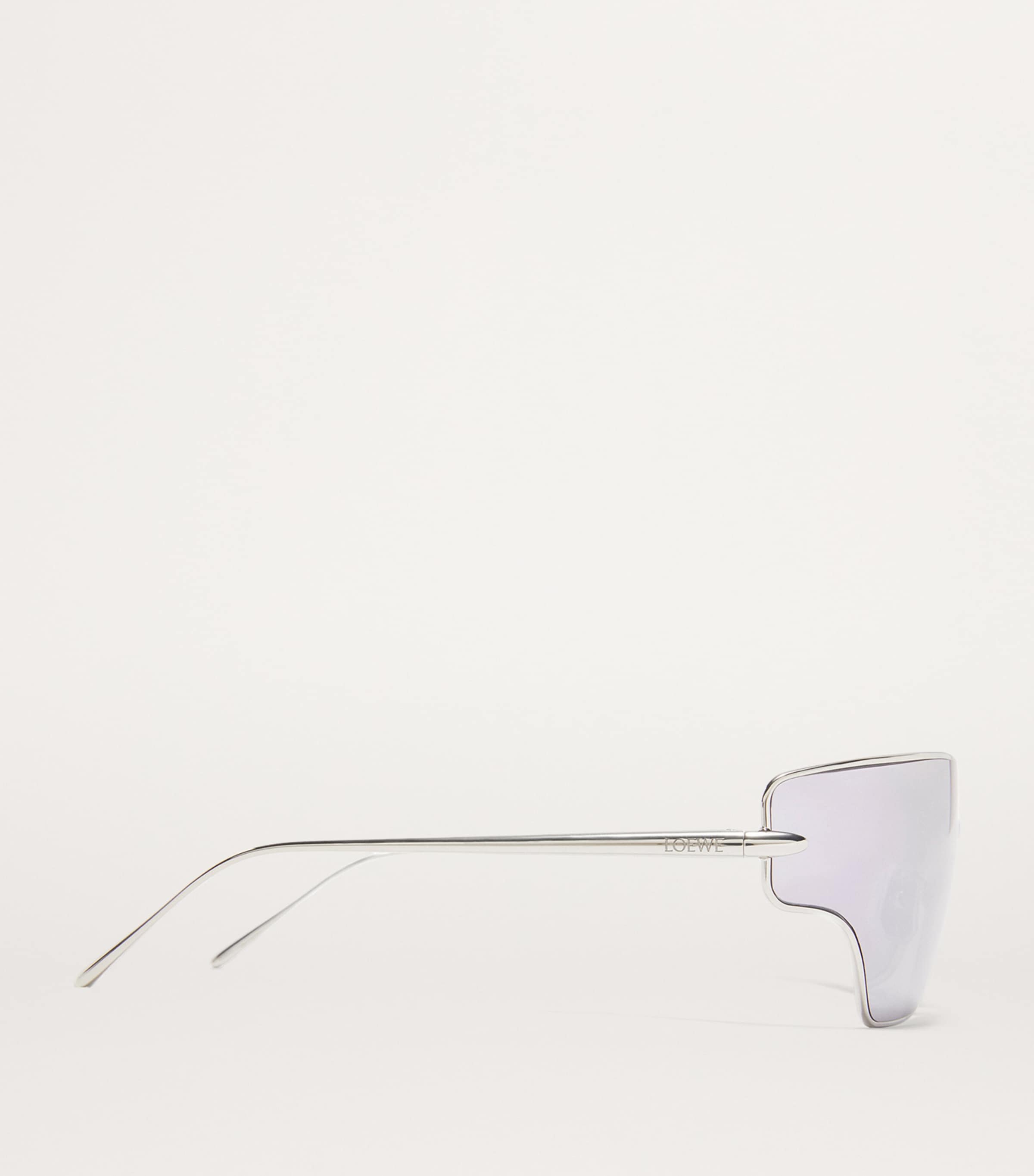 LOEWE Metal Arch Sunglasses Grey/white Image 3