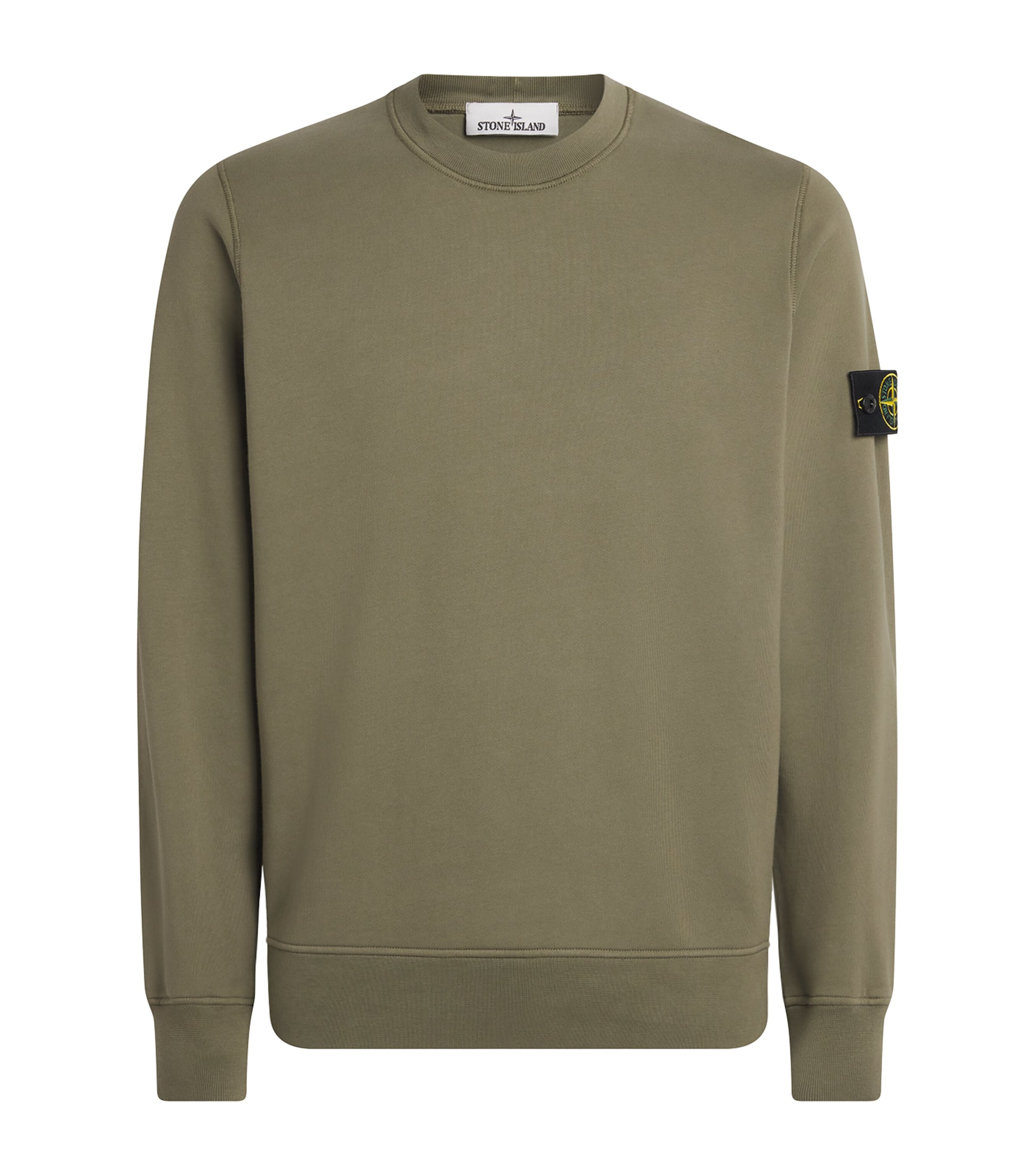 Stone Island Mens Compass Logo Sweatshirt Image 1