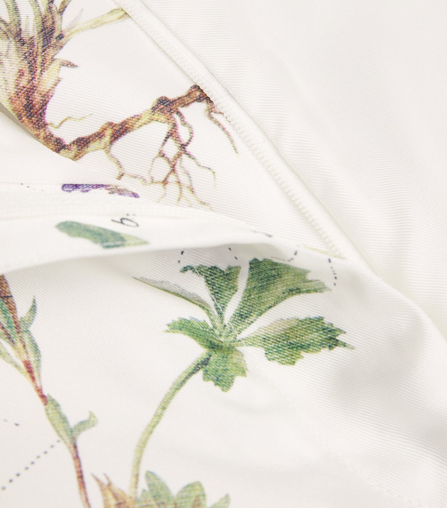 Silk Wide-Leg Trousers BOTANICAL GRDN WHITE Image 5