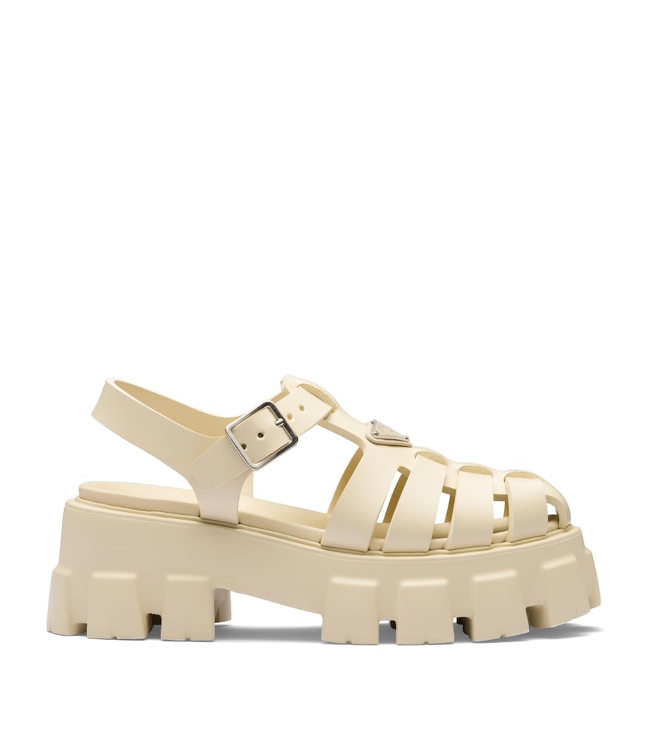 Prada Rubber Platform Sandals 55 Image 1
