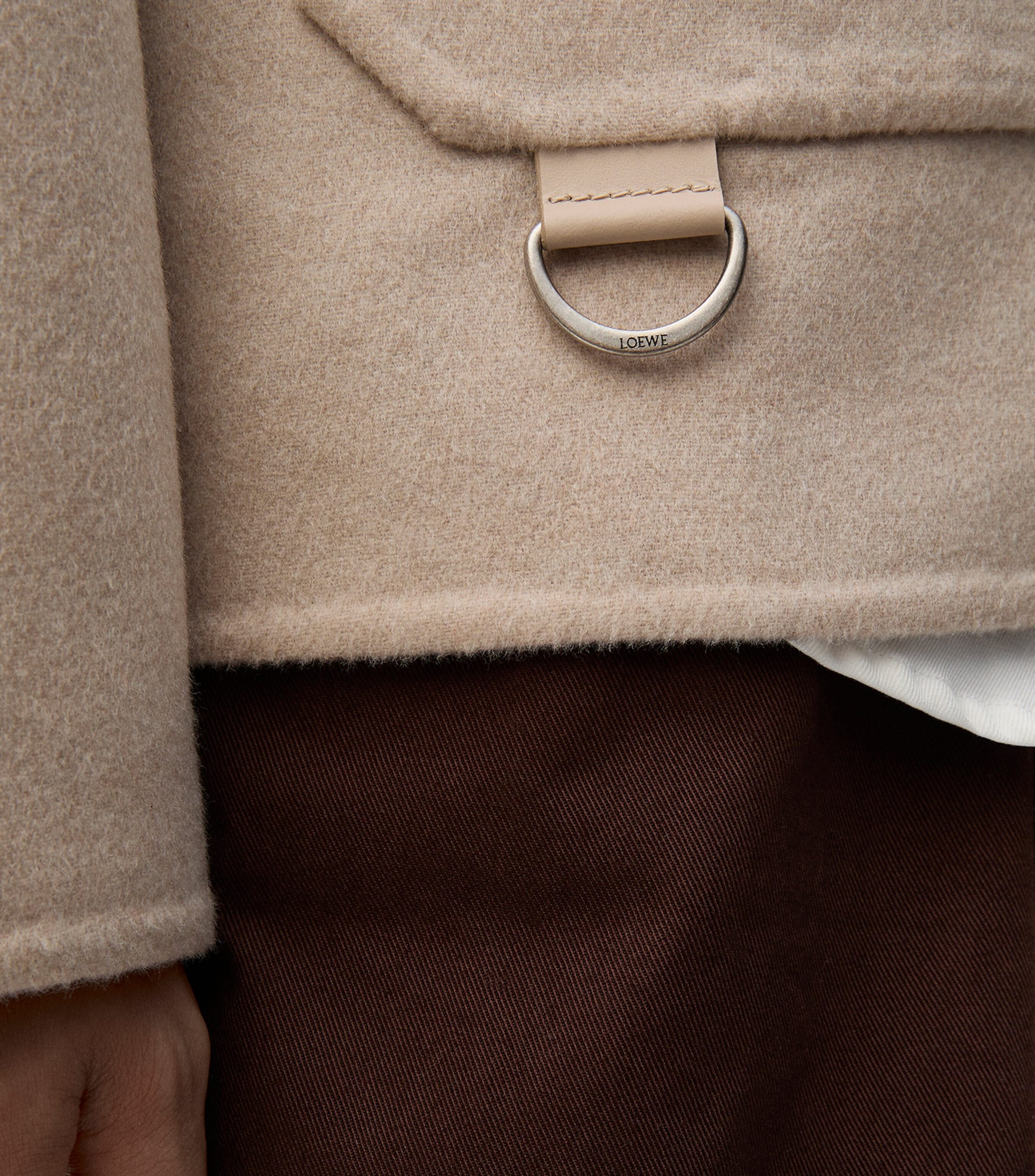 Wool-Cashmere Shirt Jacket LIGHT BEIGE MELANGE Image 5