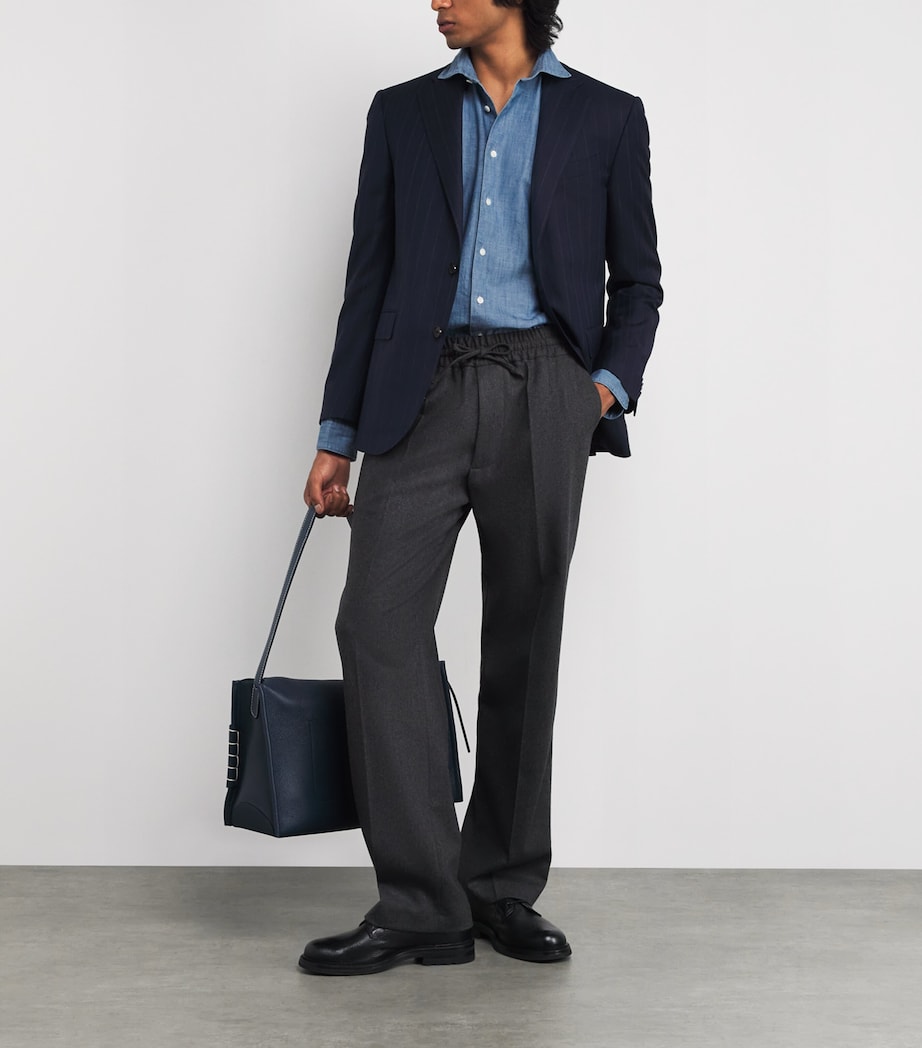 Contemporary-Fit Denim Shirt 22 LIGHT BLUE Image 2