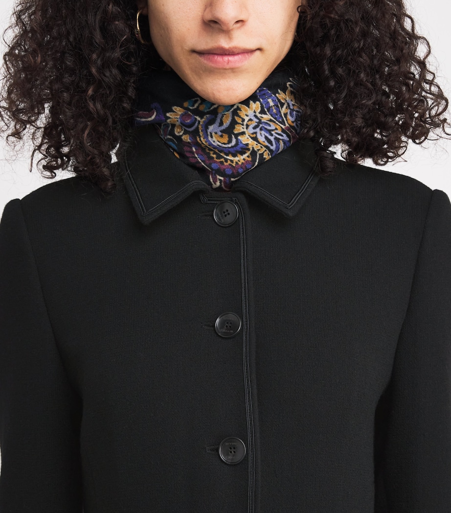 Wool Beaded Overcoat N0000 Image 4