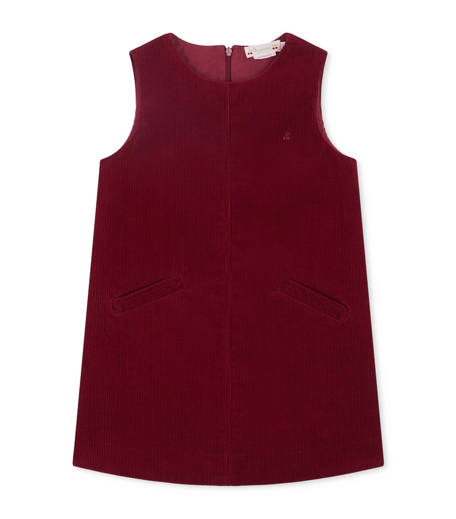 Cotton Corduroy Jolla Dress (10-14 Years) RAISIN Image 1