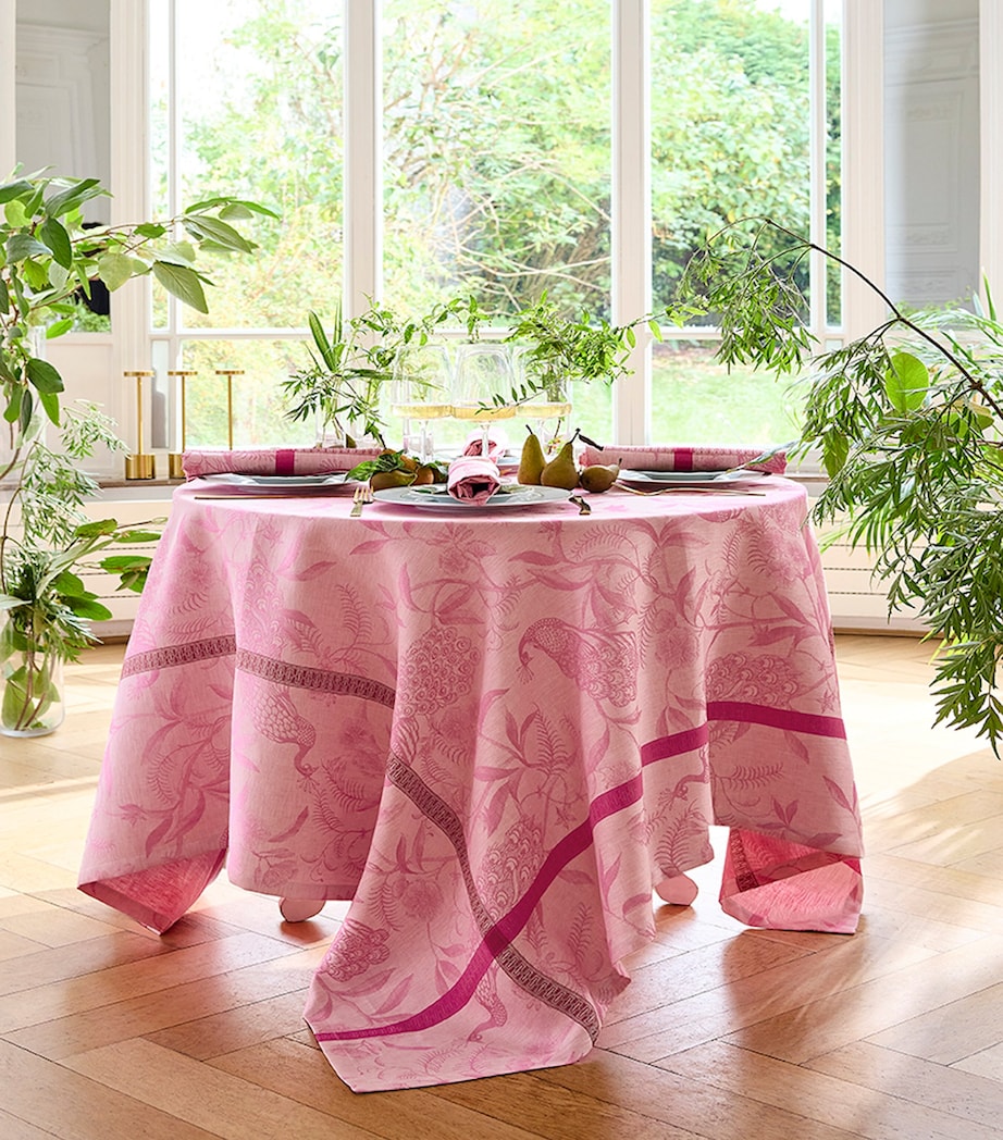 Linen À L’Orangerie Tablecloth (175cm x 320cm) PINK Image 2