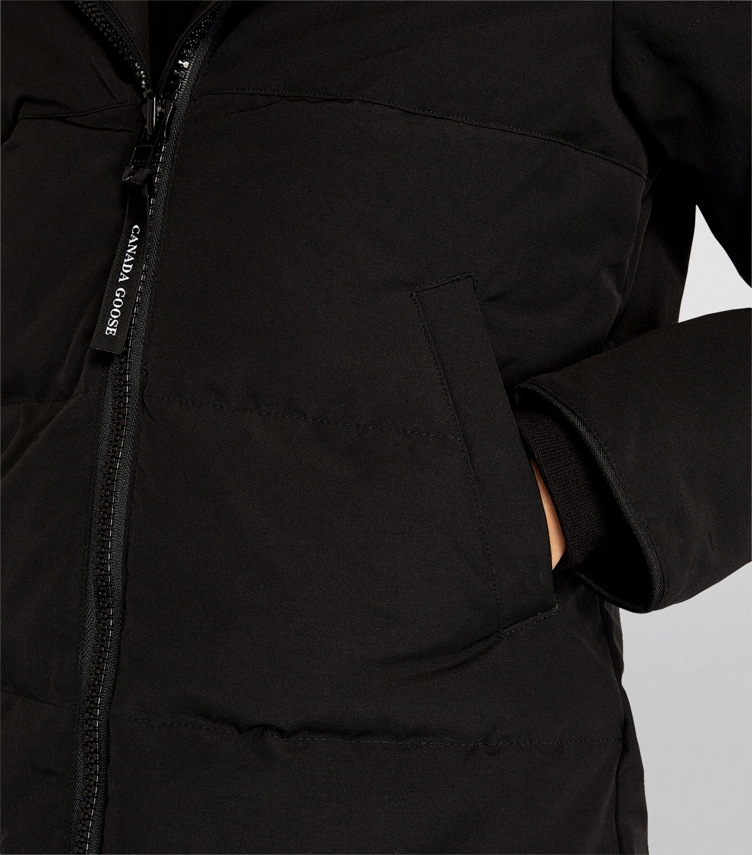 Canada Goose Womens Mystique Hooded Parka Black Noir Image 6