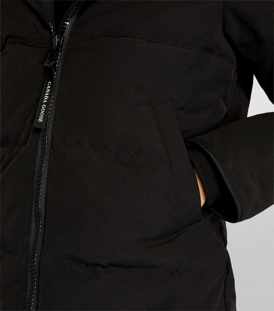 Canada Goose Womens Mystique Hooded Parka Black Noir Image 6
