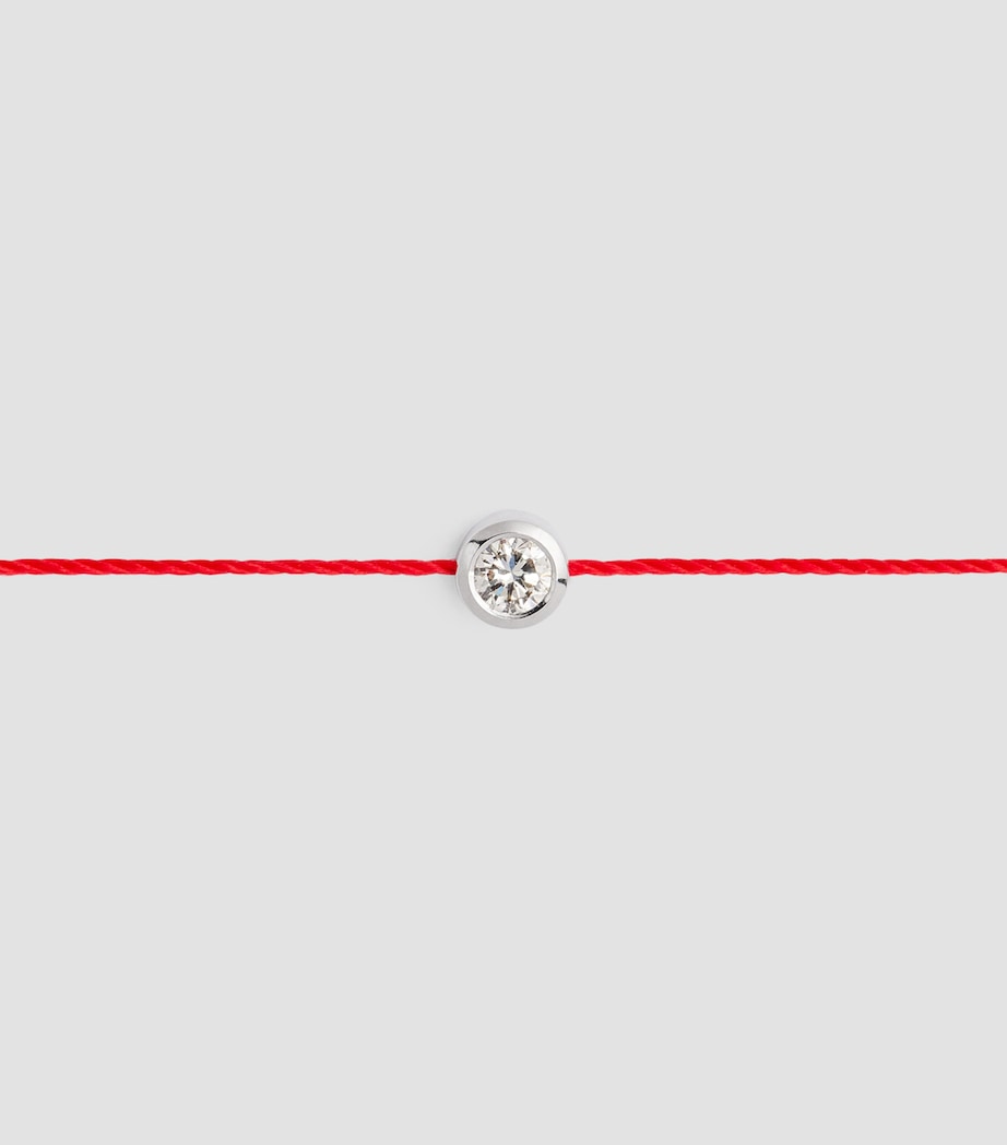 White Gold and Diamond Pure Bracelet RED Image 2