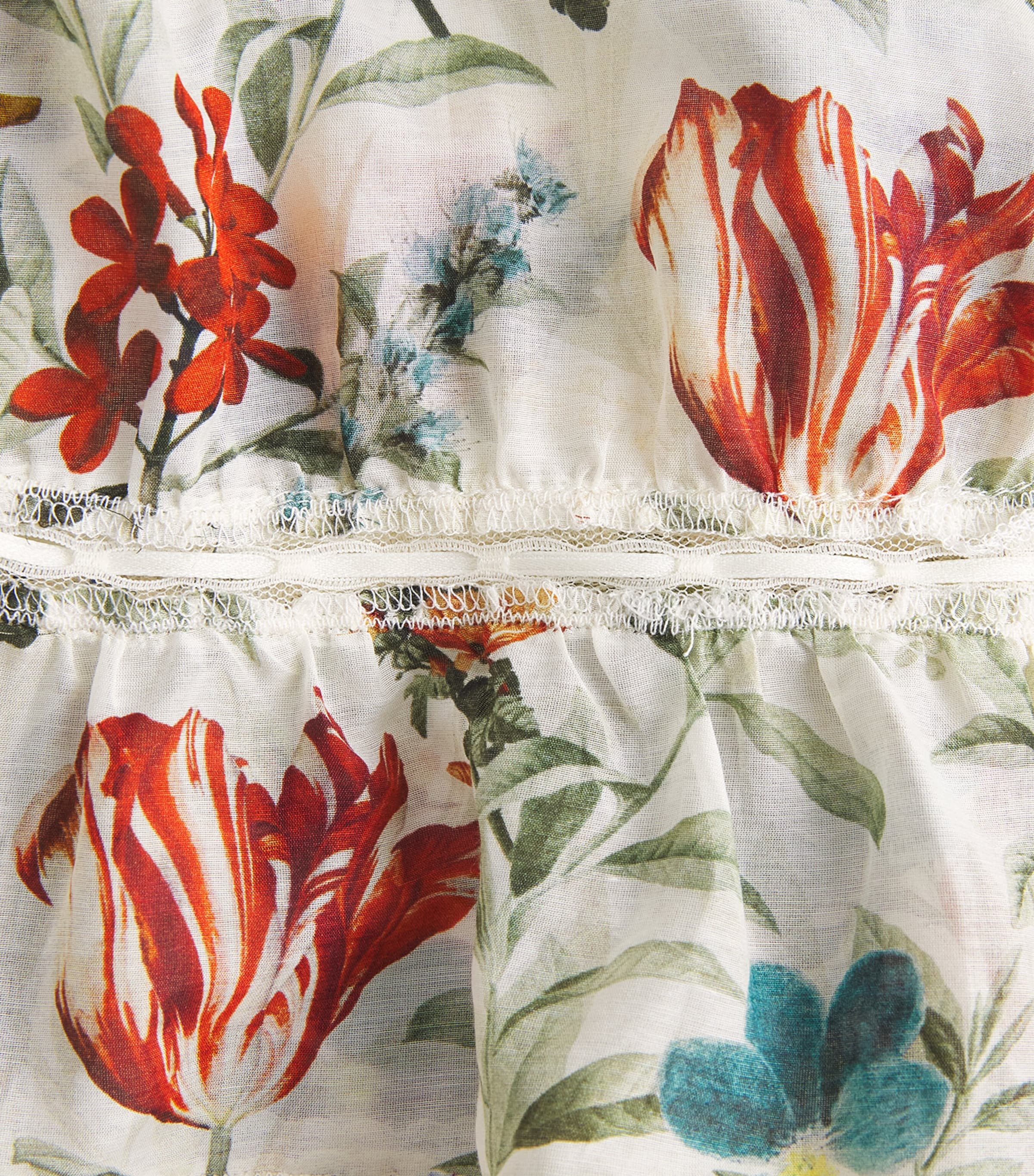 Alice+Olivia Womens Cotton-Silk Annabeth Top Dsrt Sprgs Vnla Image 6