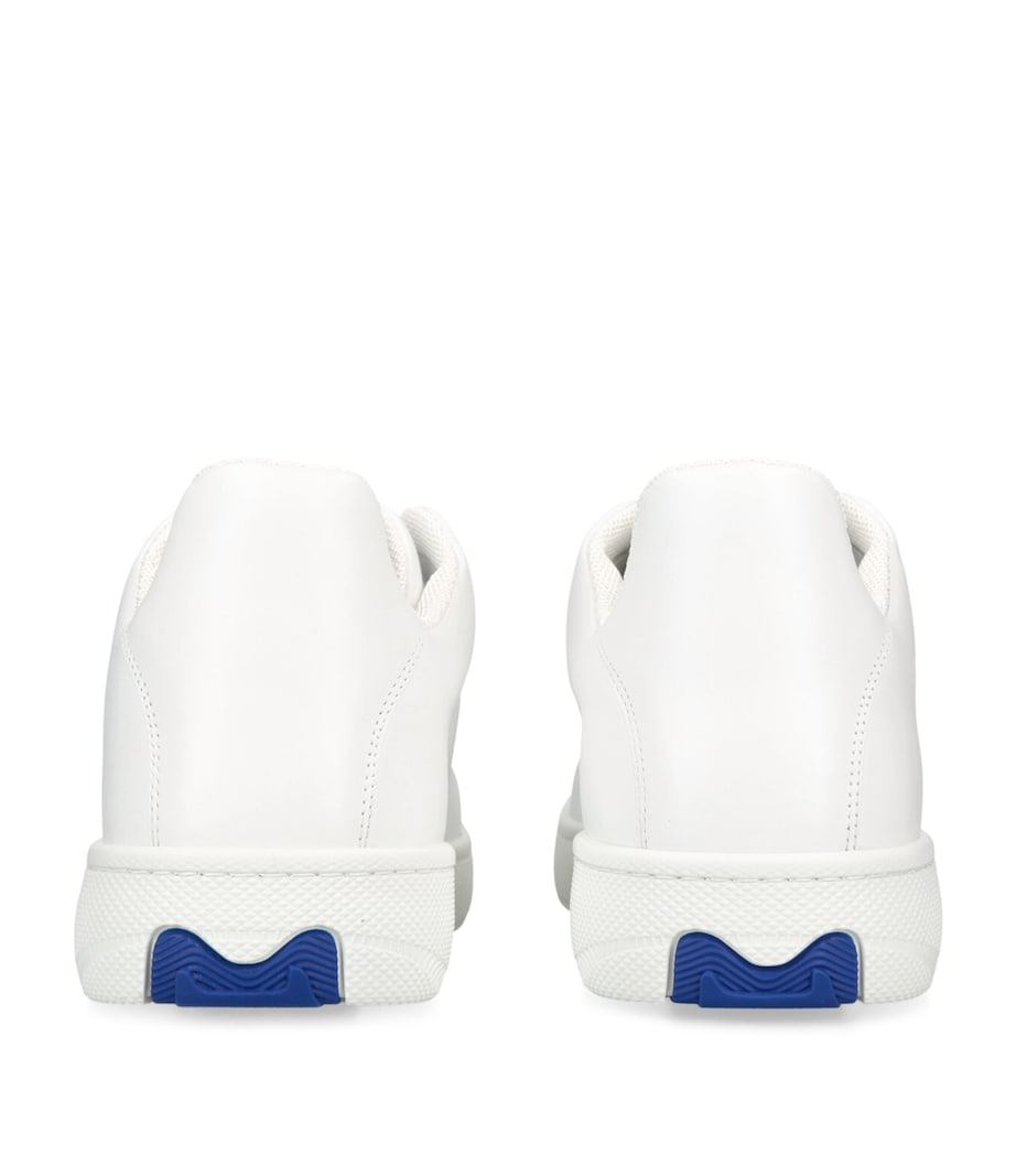 Burberry Leather Box Sneakers White Image 2