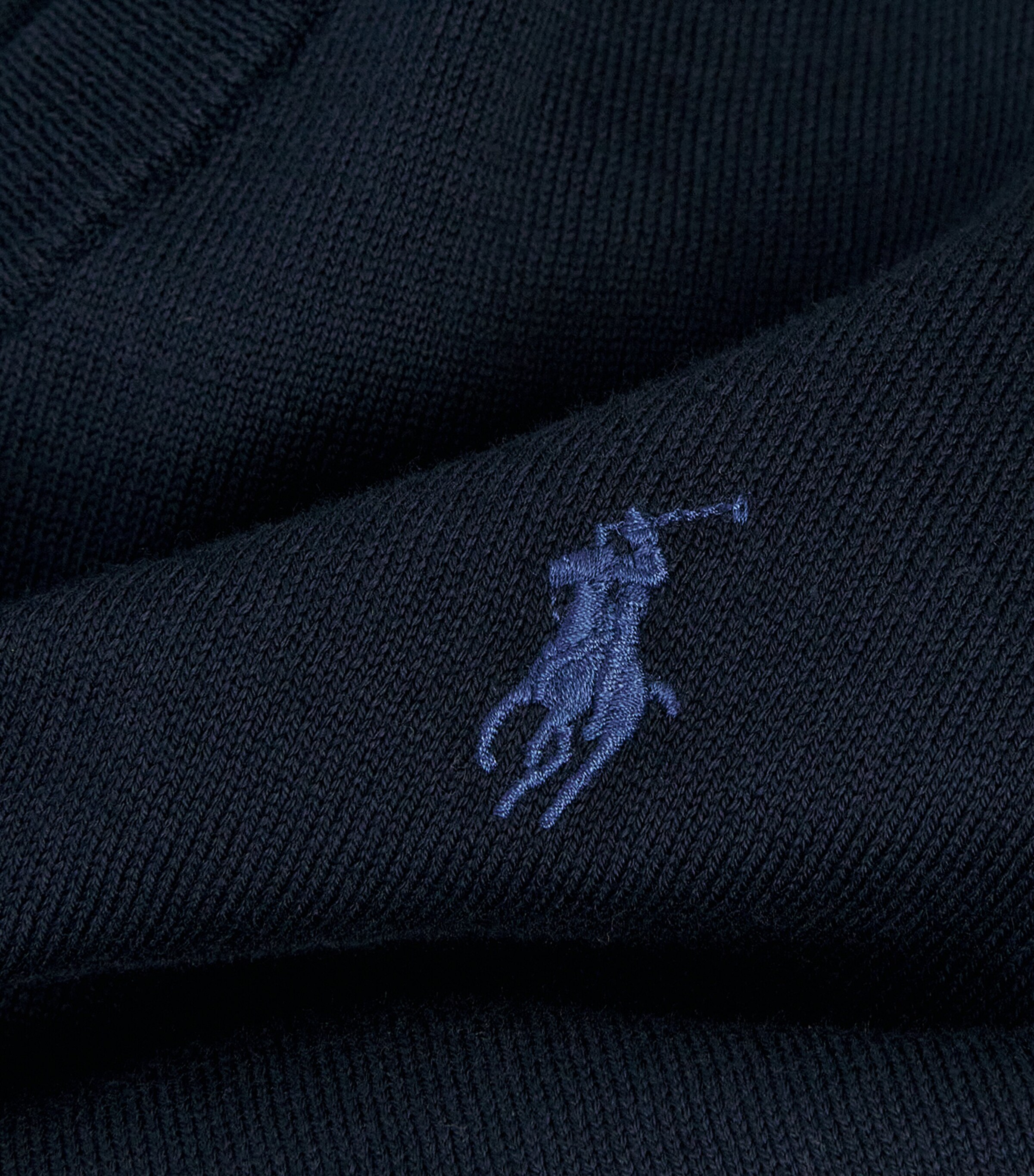 Polo Ralph Lauren Mens Cotton V-Neck Sweater Hunter Navy Image 5