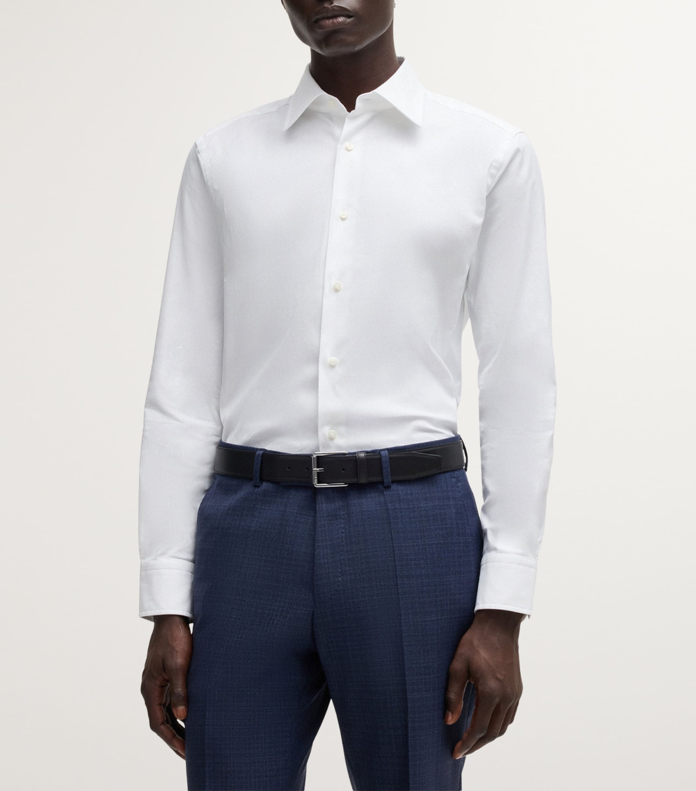 Stretch-Cotton Slim Shirt 100 Image 2