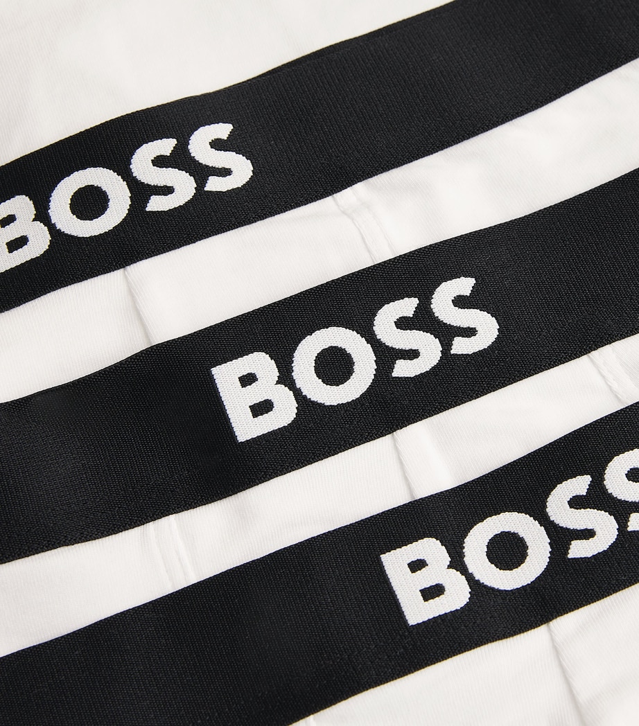 Organic Cotton-Blend Boxers (Pack of 3) 100-WHITE Image 5