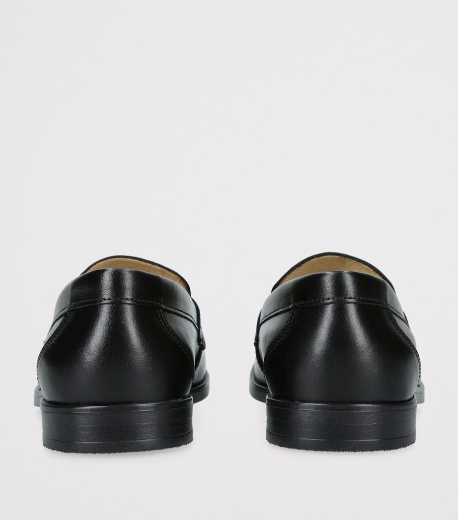 Leather Hugo Loafers BLACK Image 2