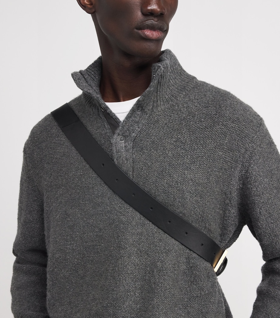 Merino Wool-Blend Kotoni Sweater DARK GREY Image 6