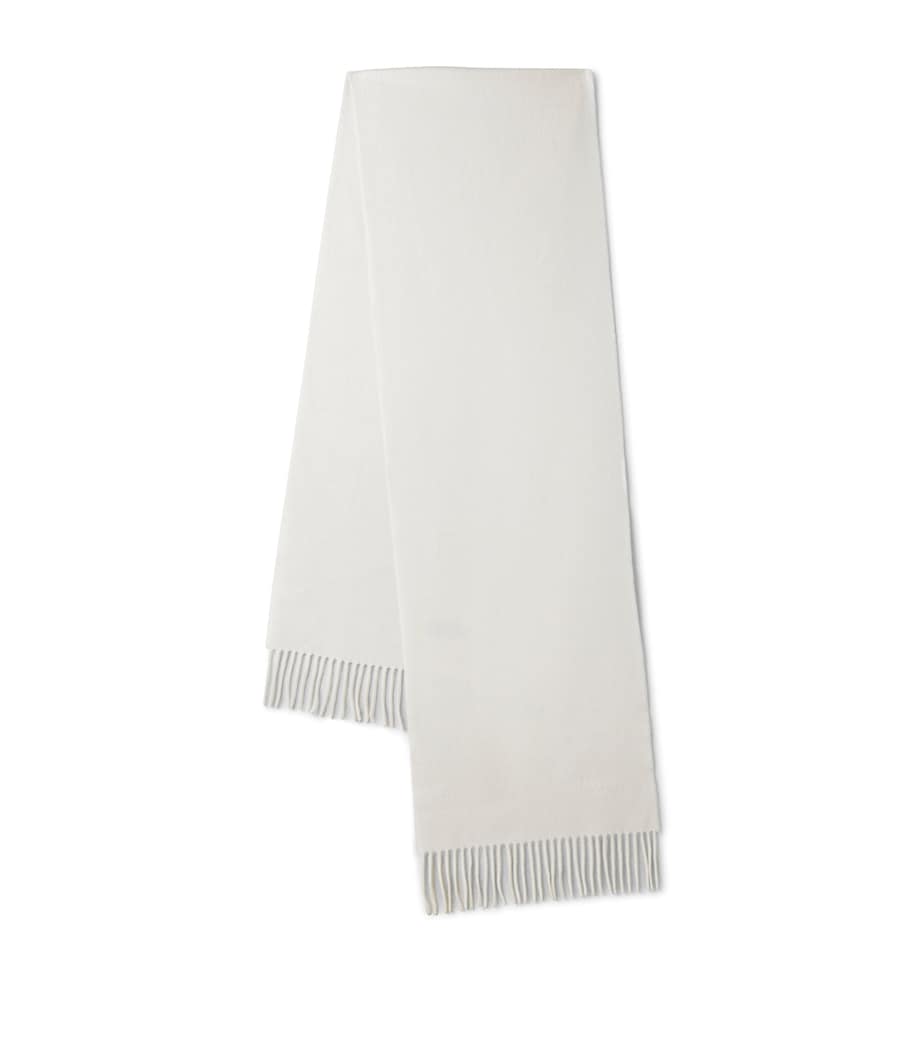 Mulberry Small Merino Wool Scarf Cream Image 1
