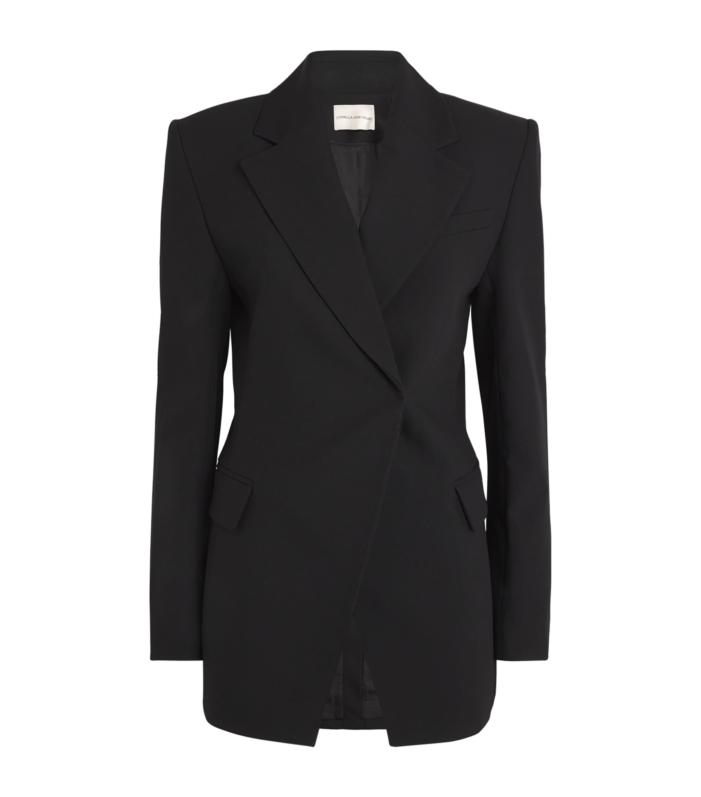 Camilla And Marc Single-breasted Ortega Blazer In Black