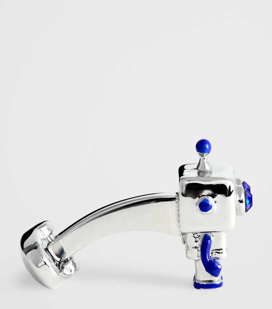 Robot Cufflinks 82_SILVER Image 4