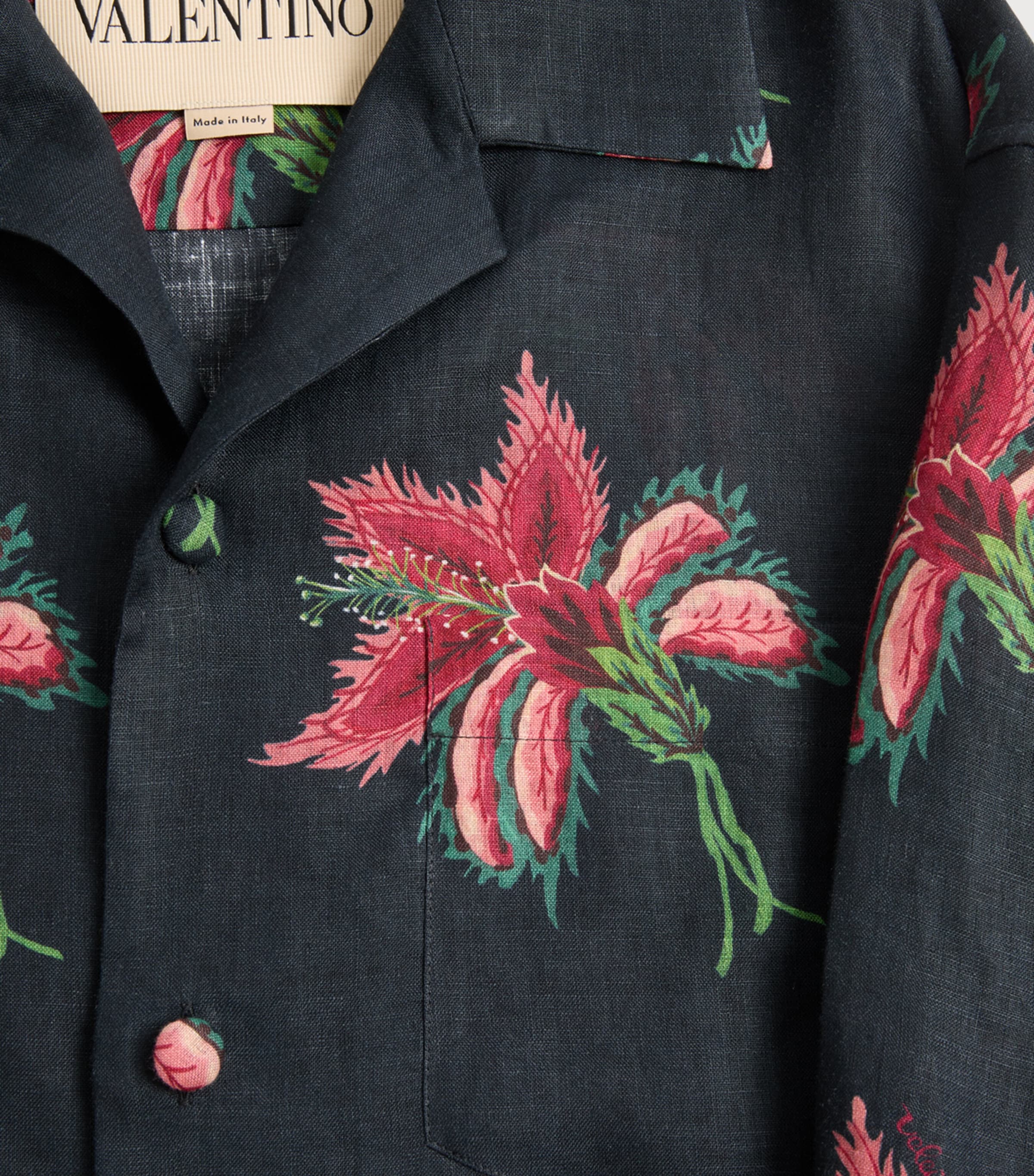 Linen Floral Shirt D5Y Image 8