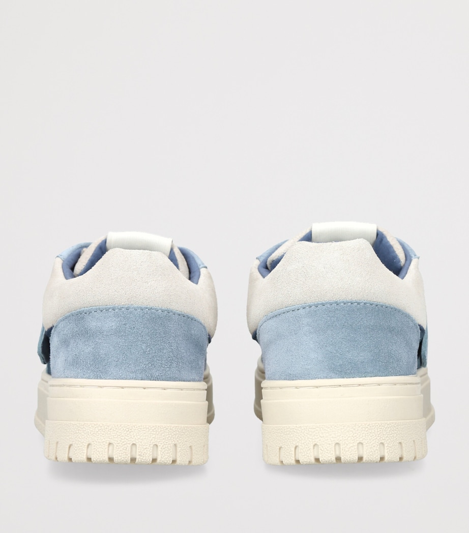 Giorgio Armani Suede City Sneakers Blue Other Image 2